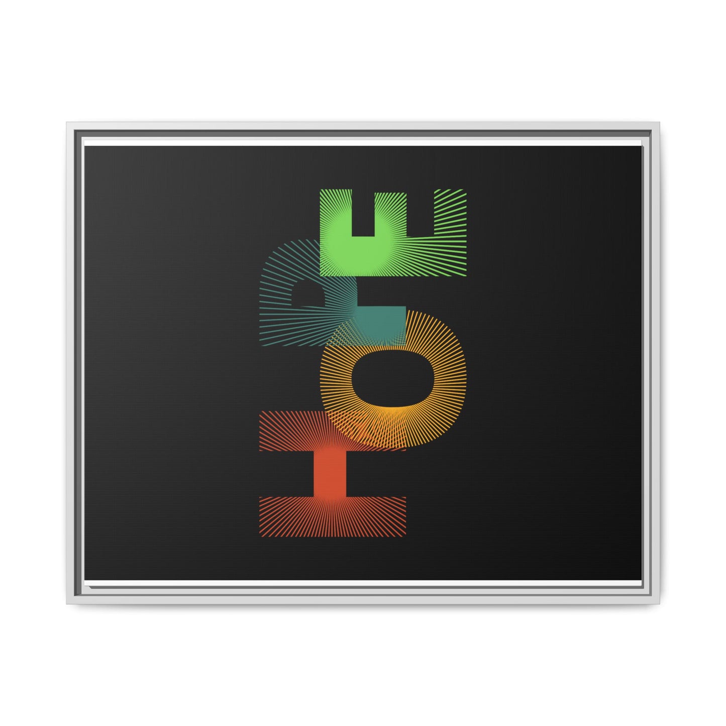Matte Canvas, Framed (Multi-color)