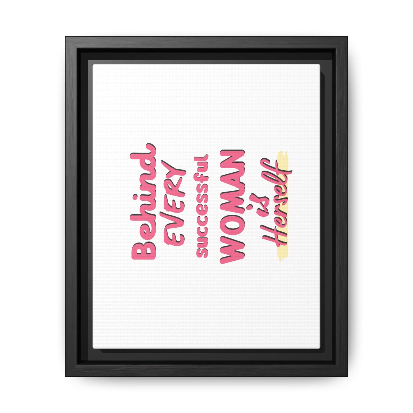 Matte Canvas, Framed (Multi-color)
