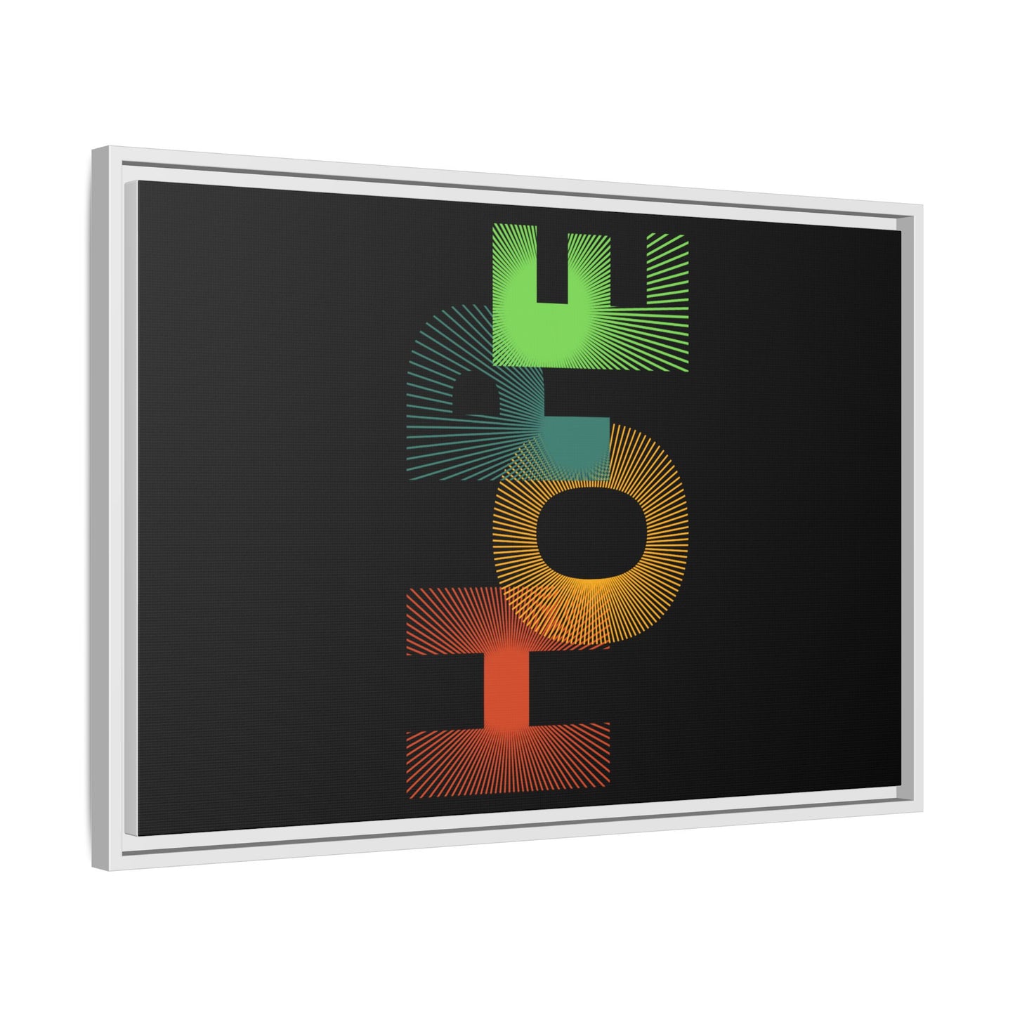 Matte Canvas, Framed (Multi-color)