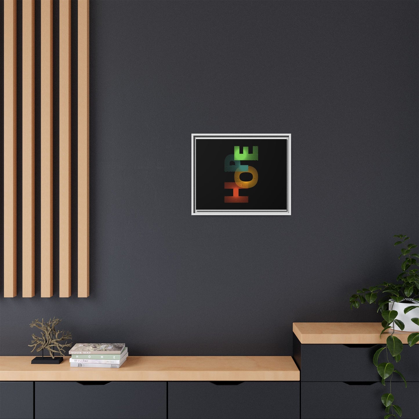 Matte Canvas, Framed (Multi-color)