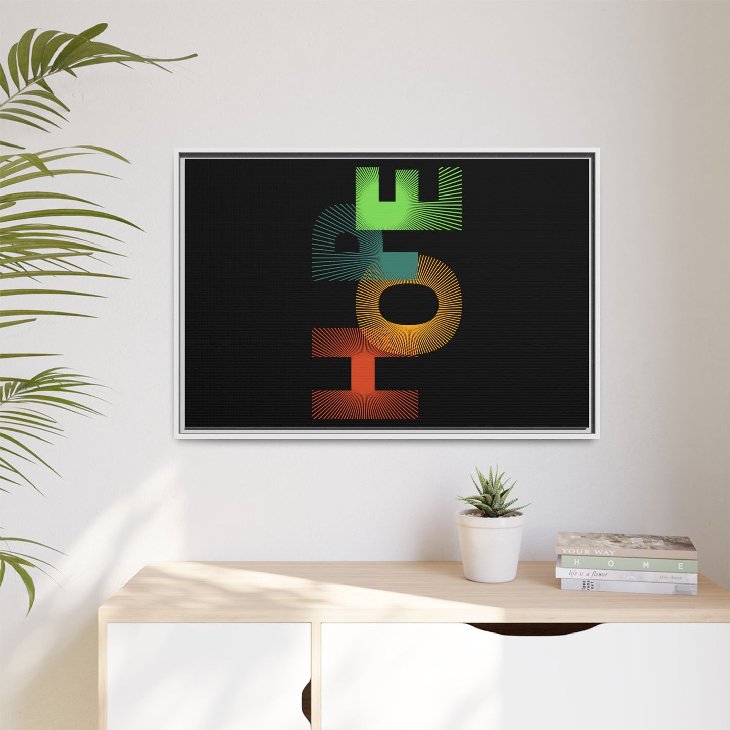 Matte Canvas, Framed (Multi-color)