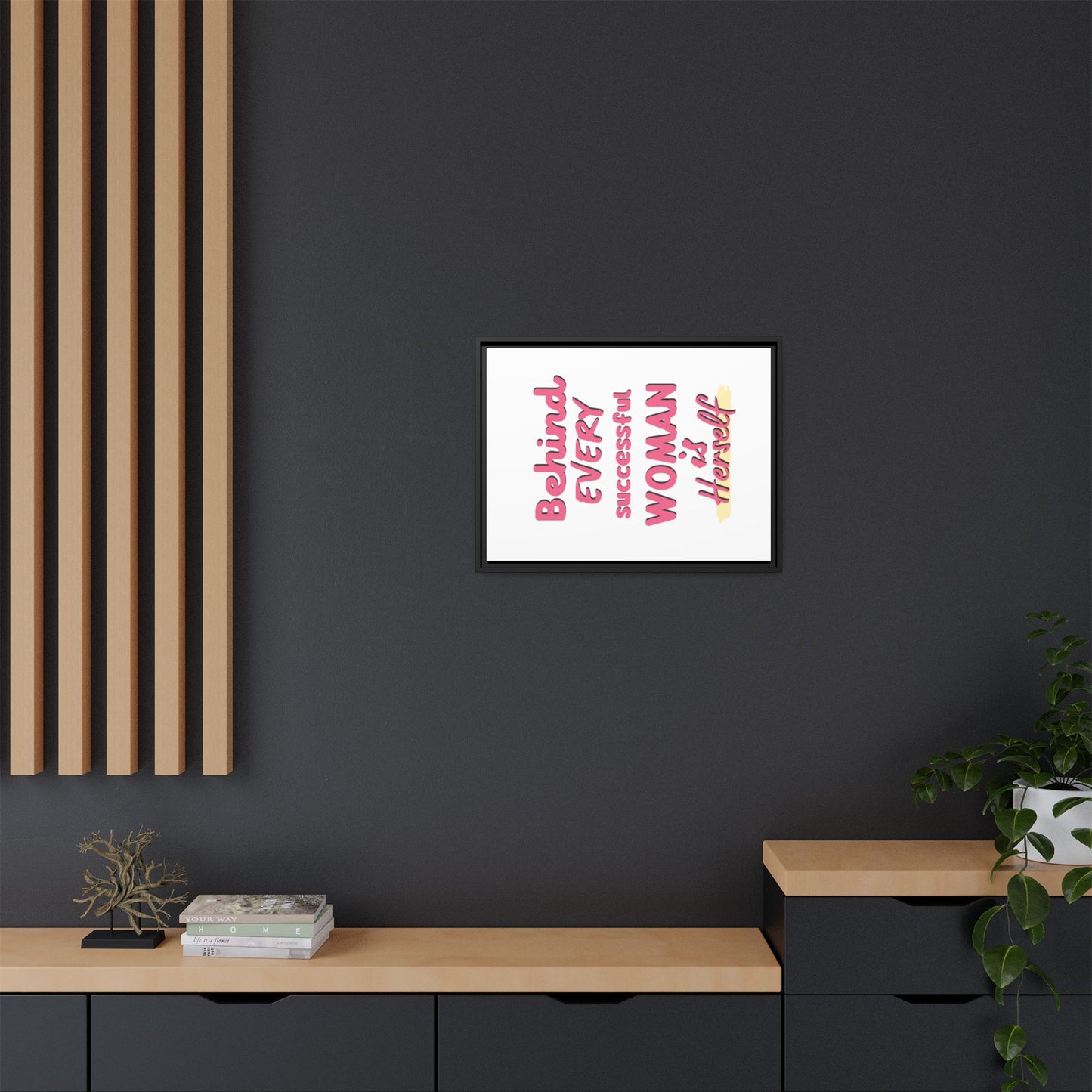 Matte Canvas, Framed (Multi-color)