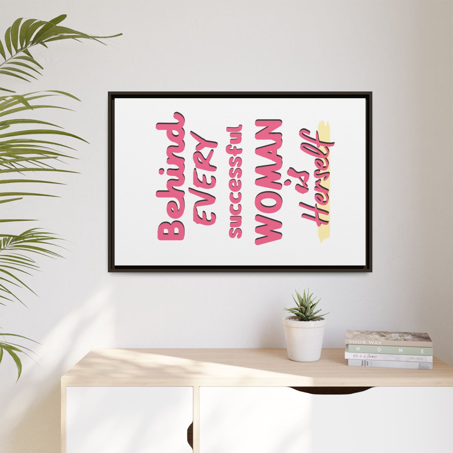 Matte Canvas, Framed (Multi-color)