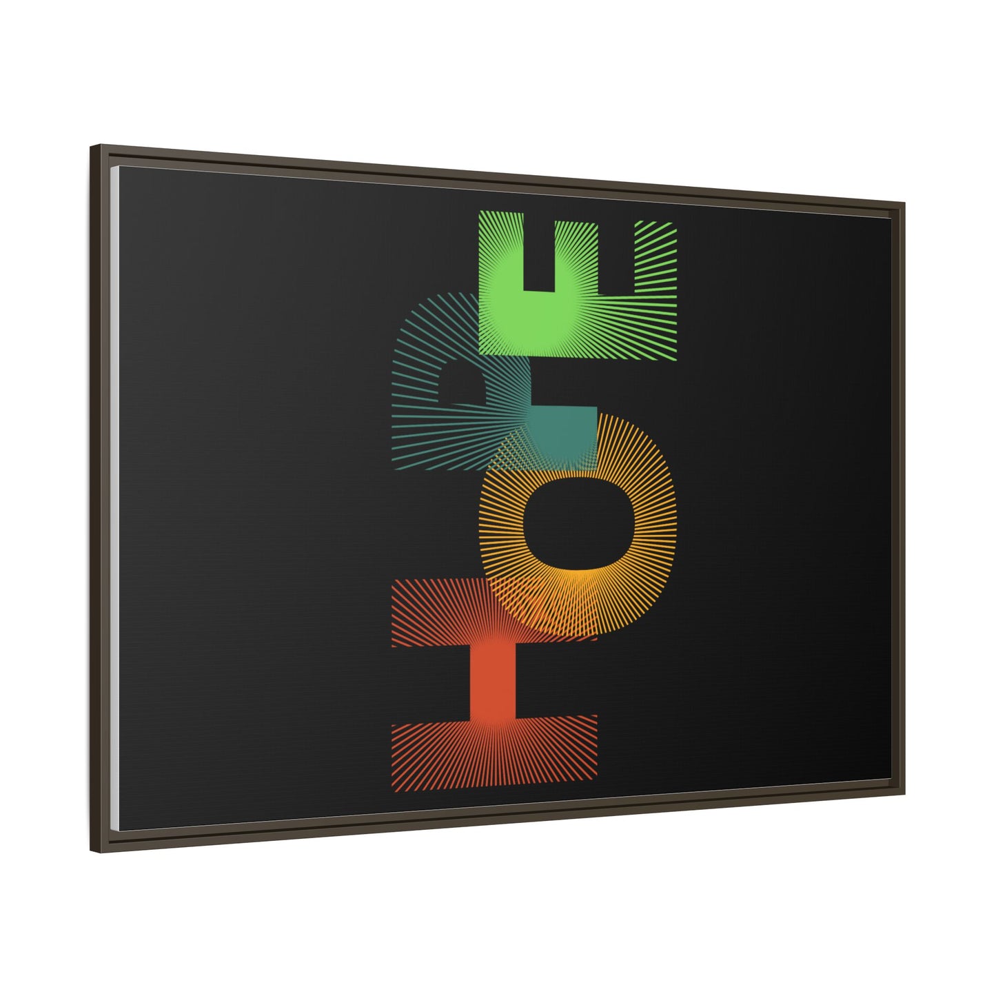 Matte Canvas, Framed (Multi-color)