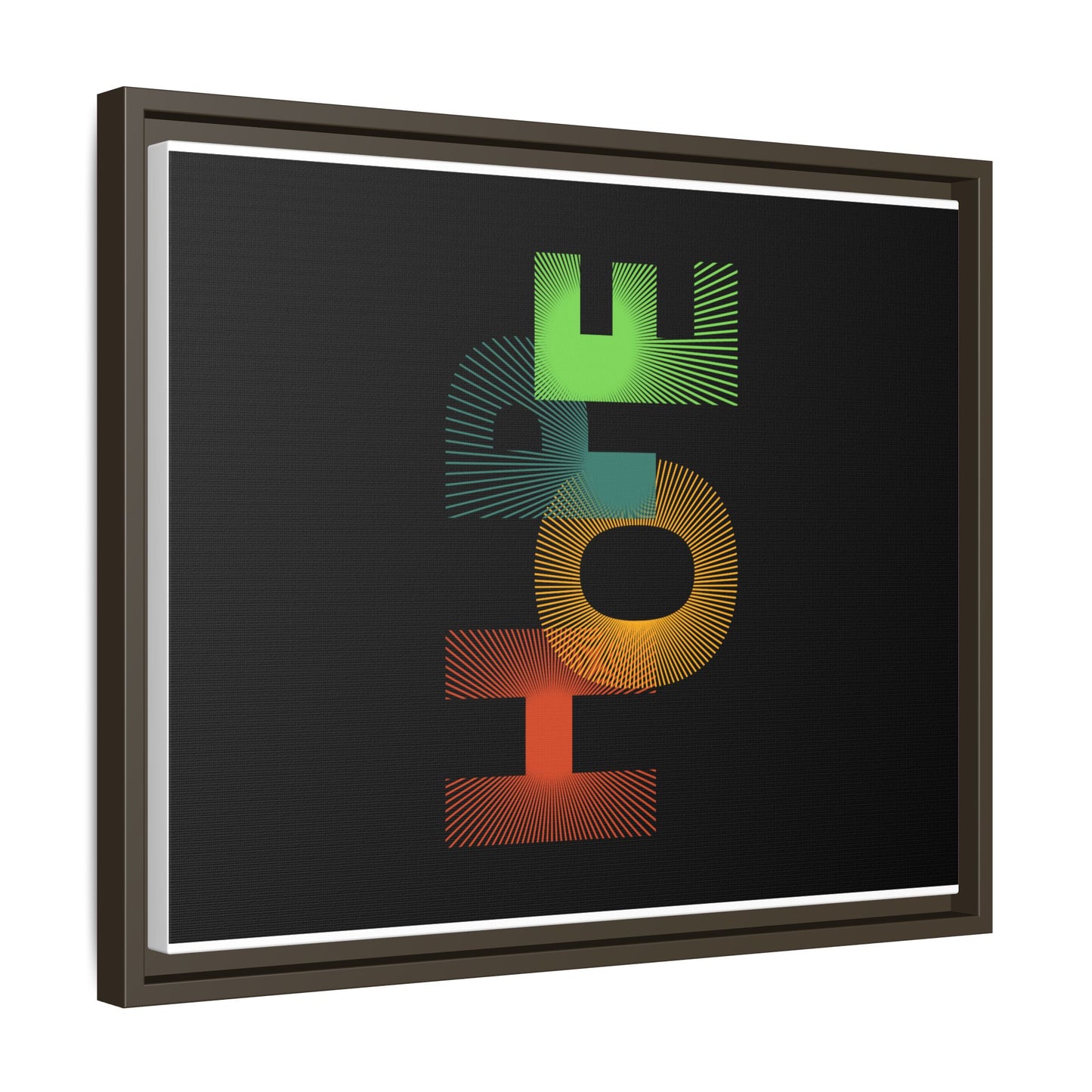 Matte Canvas, Framed (Multi-color)