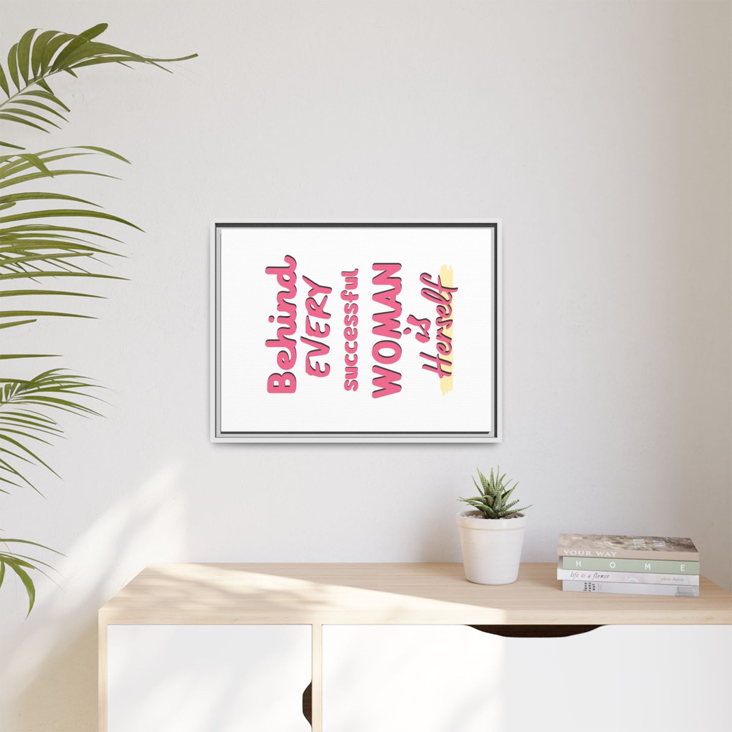 Matte Canvas, Framed (Multi-color)