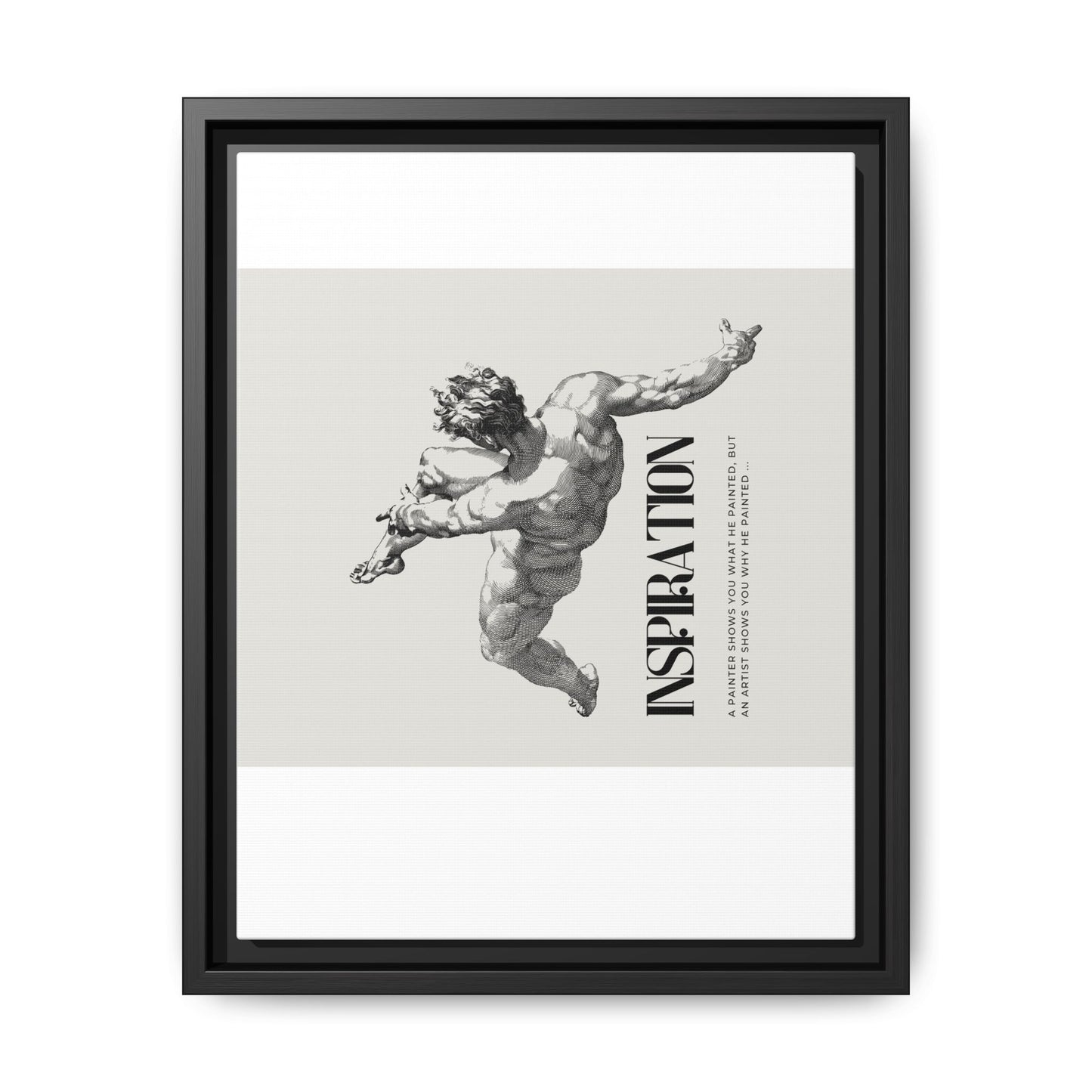 Matte Canvas, Framed (Multi-color)
