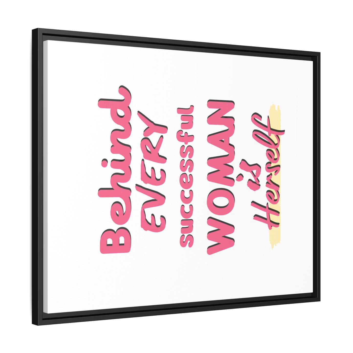 Matte Canvas, Framed (Multi-color)