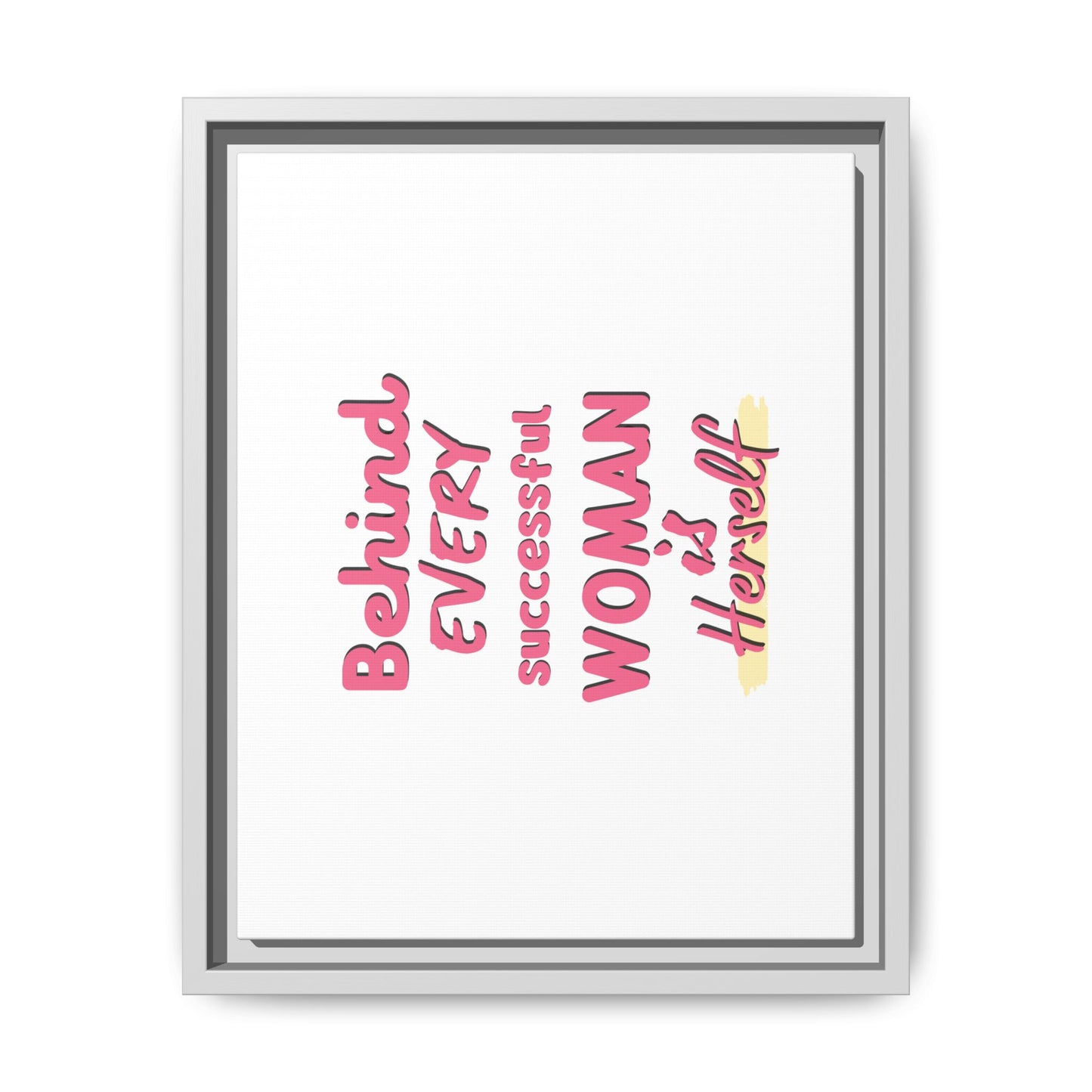 Matte Canvas, Framed (Multi-color)