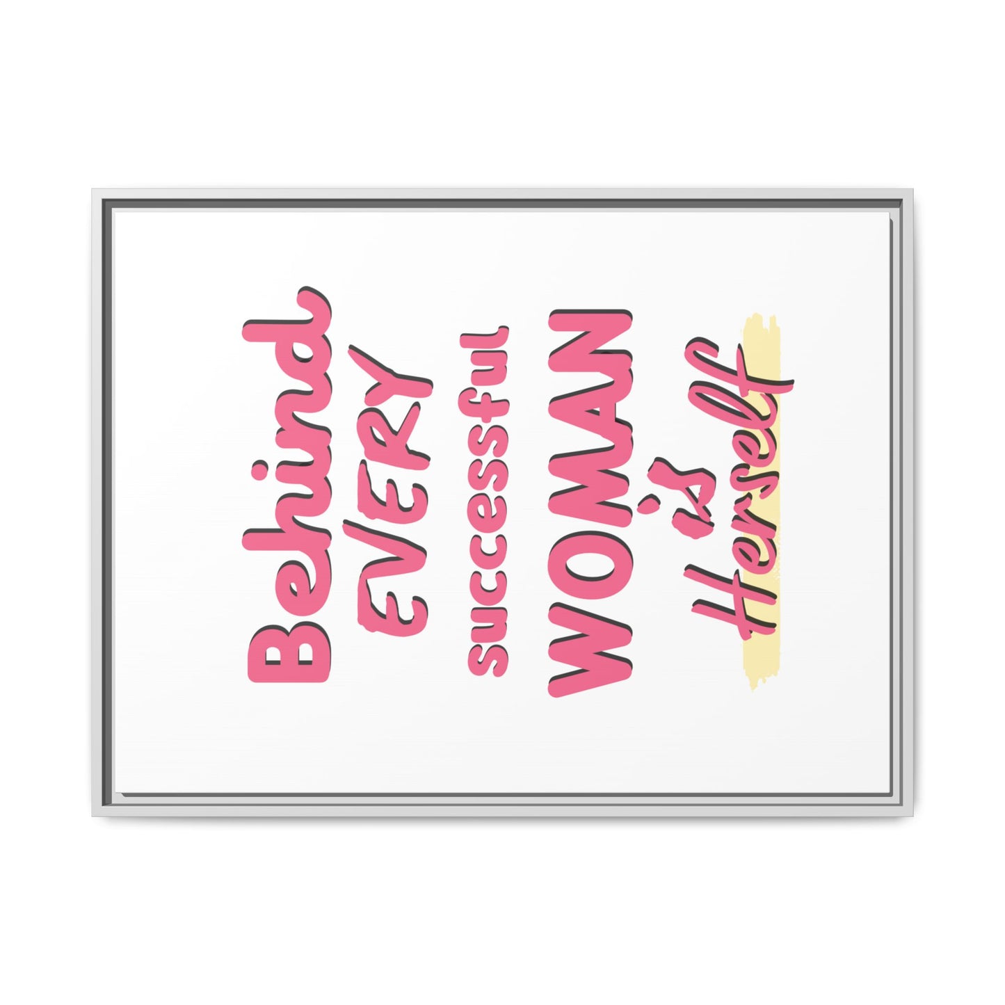 Matte Canvas, Framed (Multi-color)