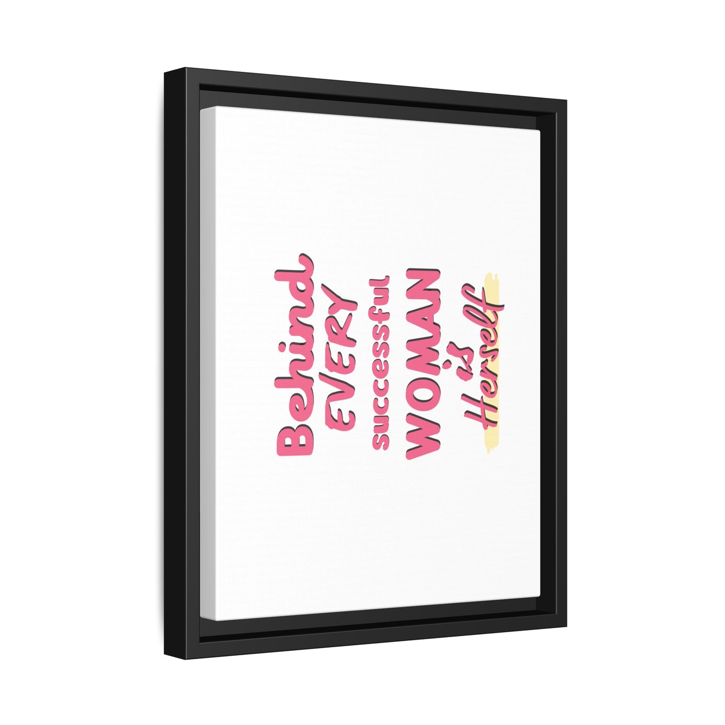 Matte Canvas, Framed (Multi-color)