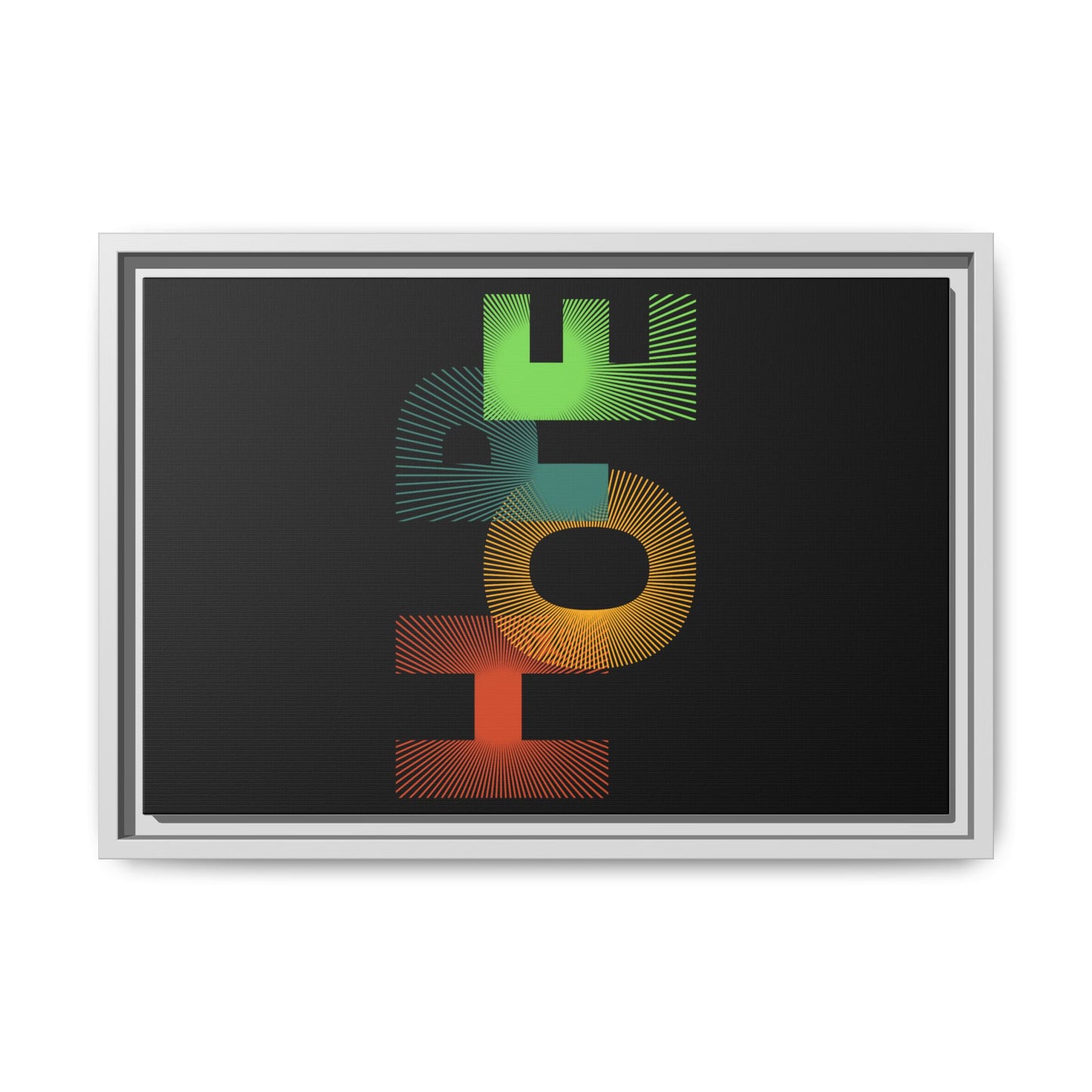 Matte Canvas, Framed (Multi-color)