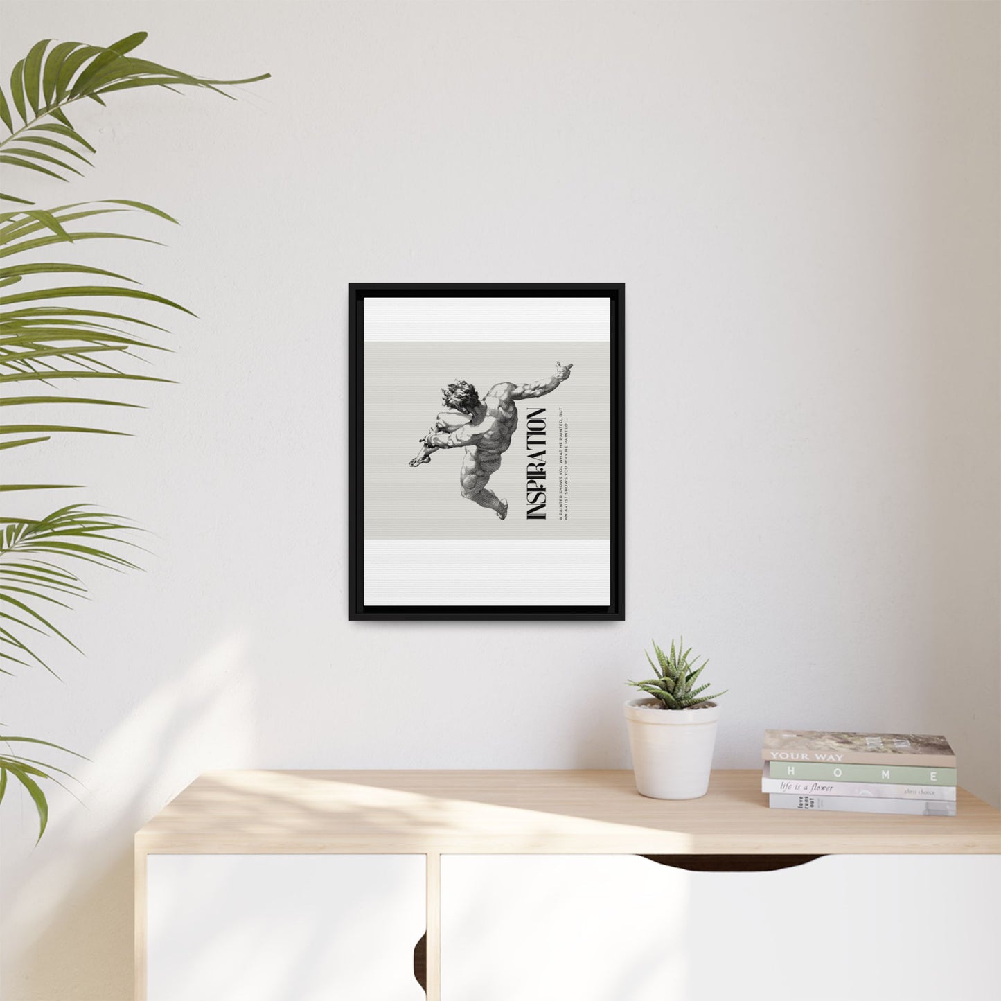 Matte Canvas, Framed (Multi-color)