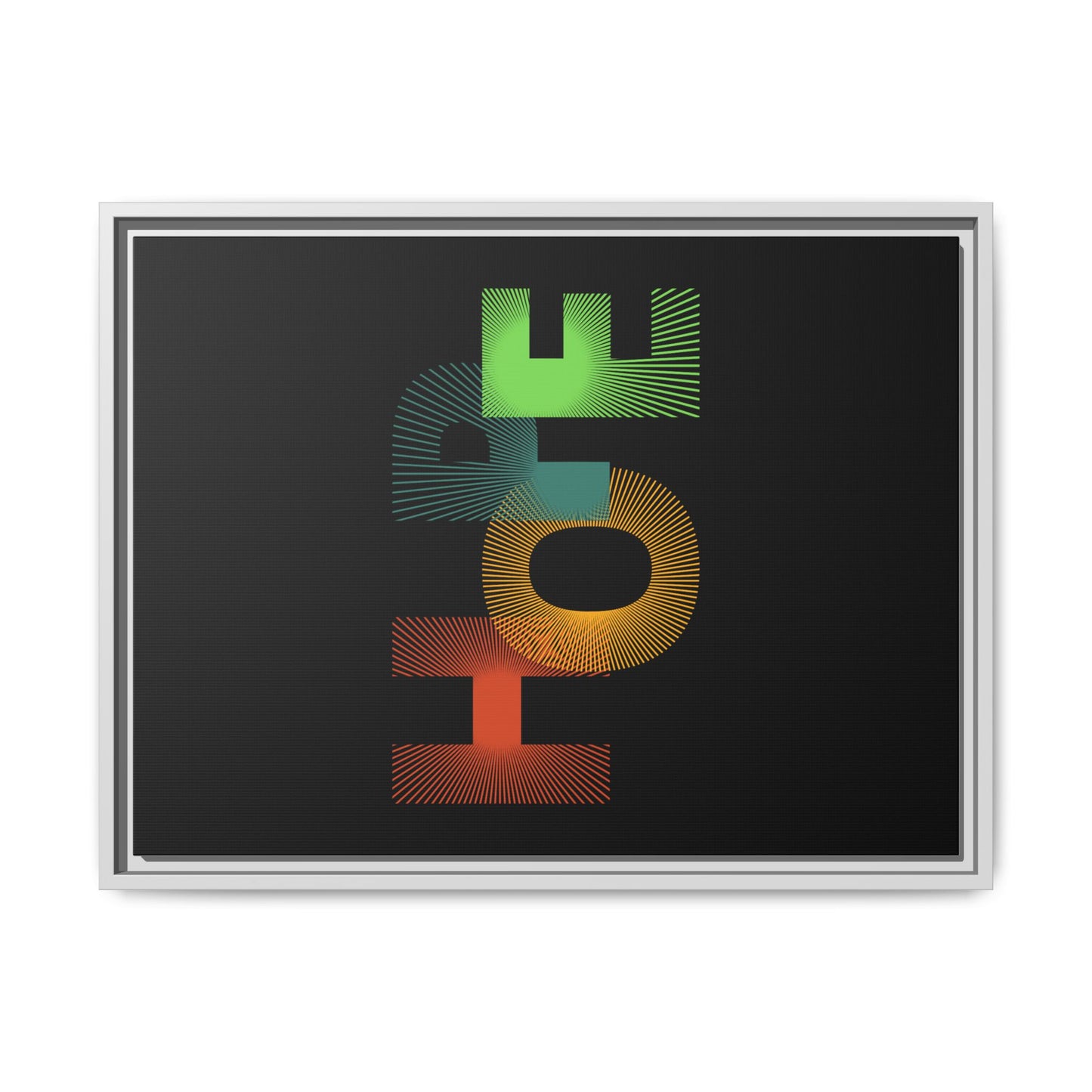 Matte Canvas, Framed (Multi-color)