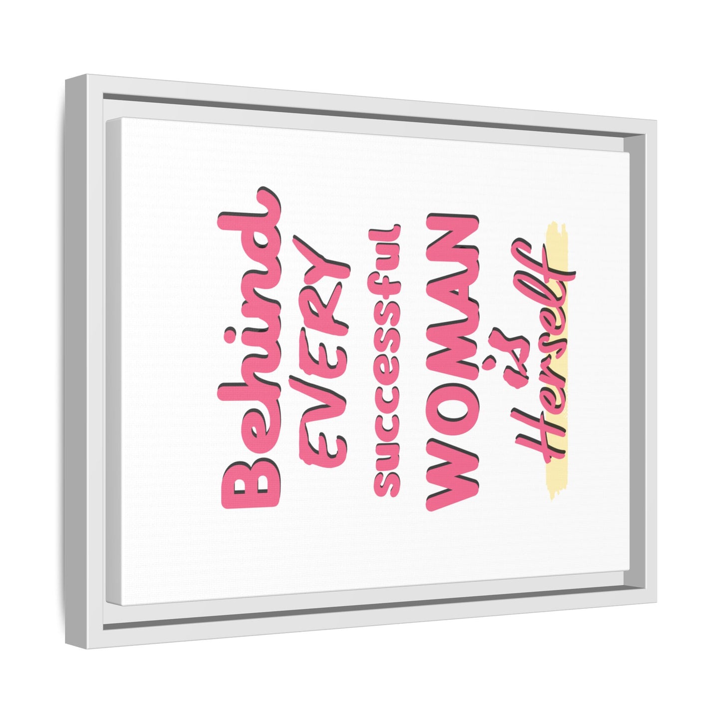 Matte Canvas, Framed (Multi-color)