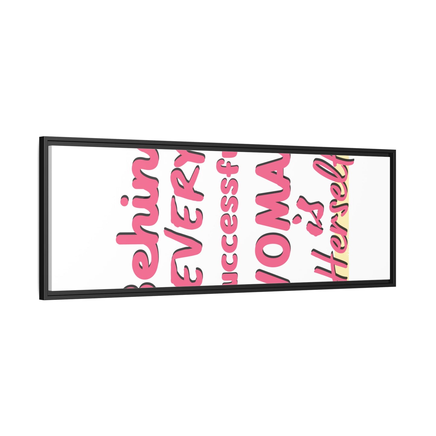 Matte Canvas, Framed (Multi-color)