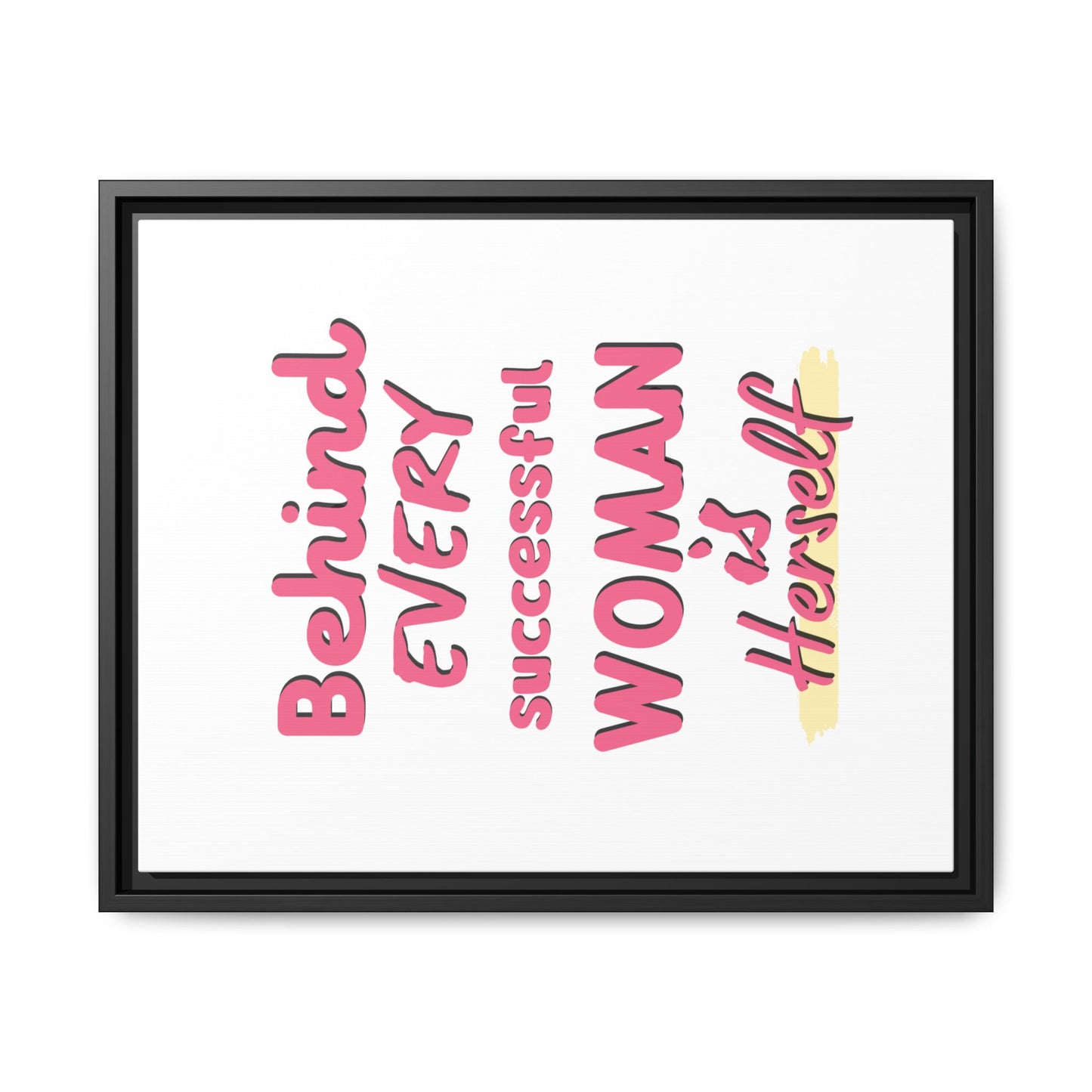 Matte Canvas, Framed (Multi-color)