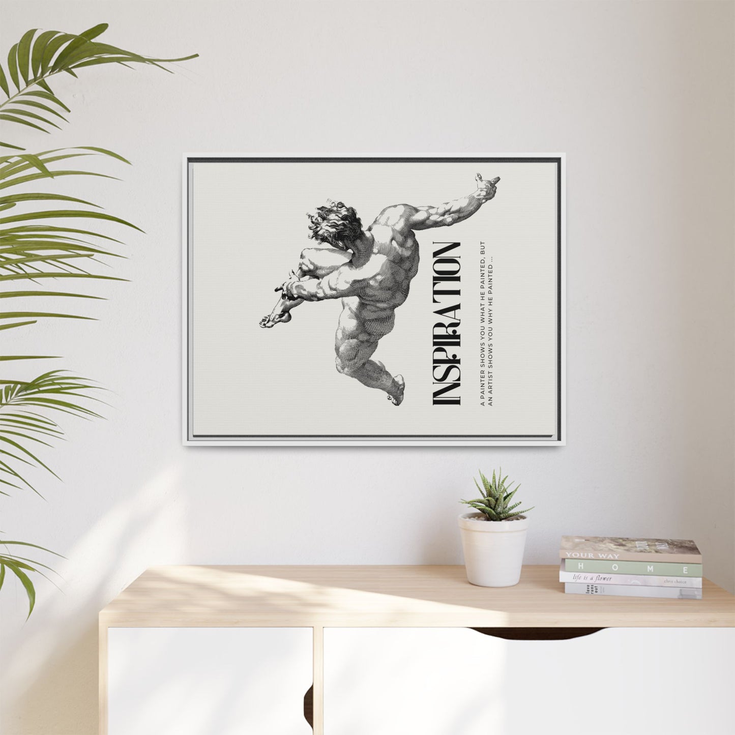 Matte Canvas, Framed (Multi-color)