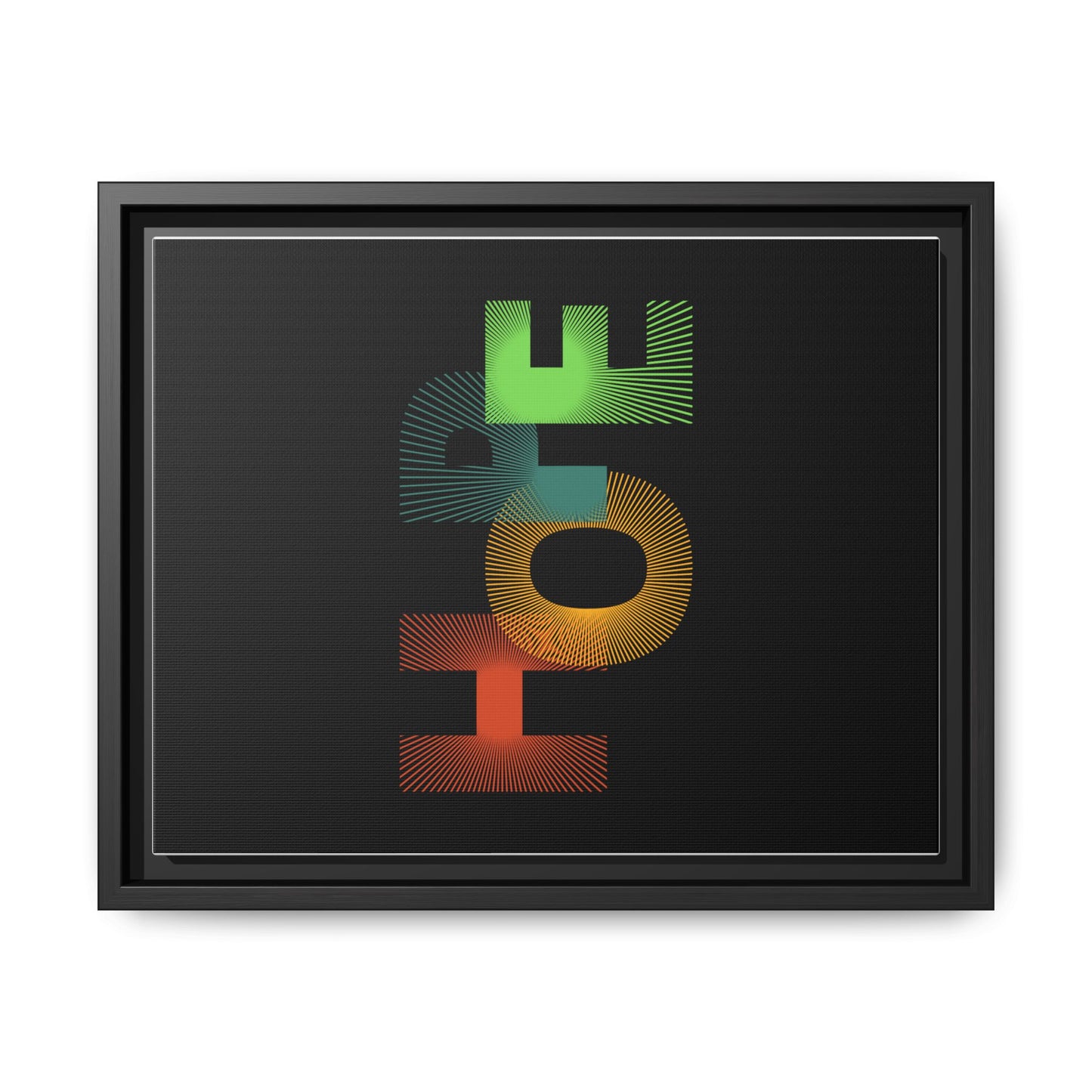 Matte Canvas, Framed (Multi-color)
