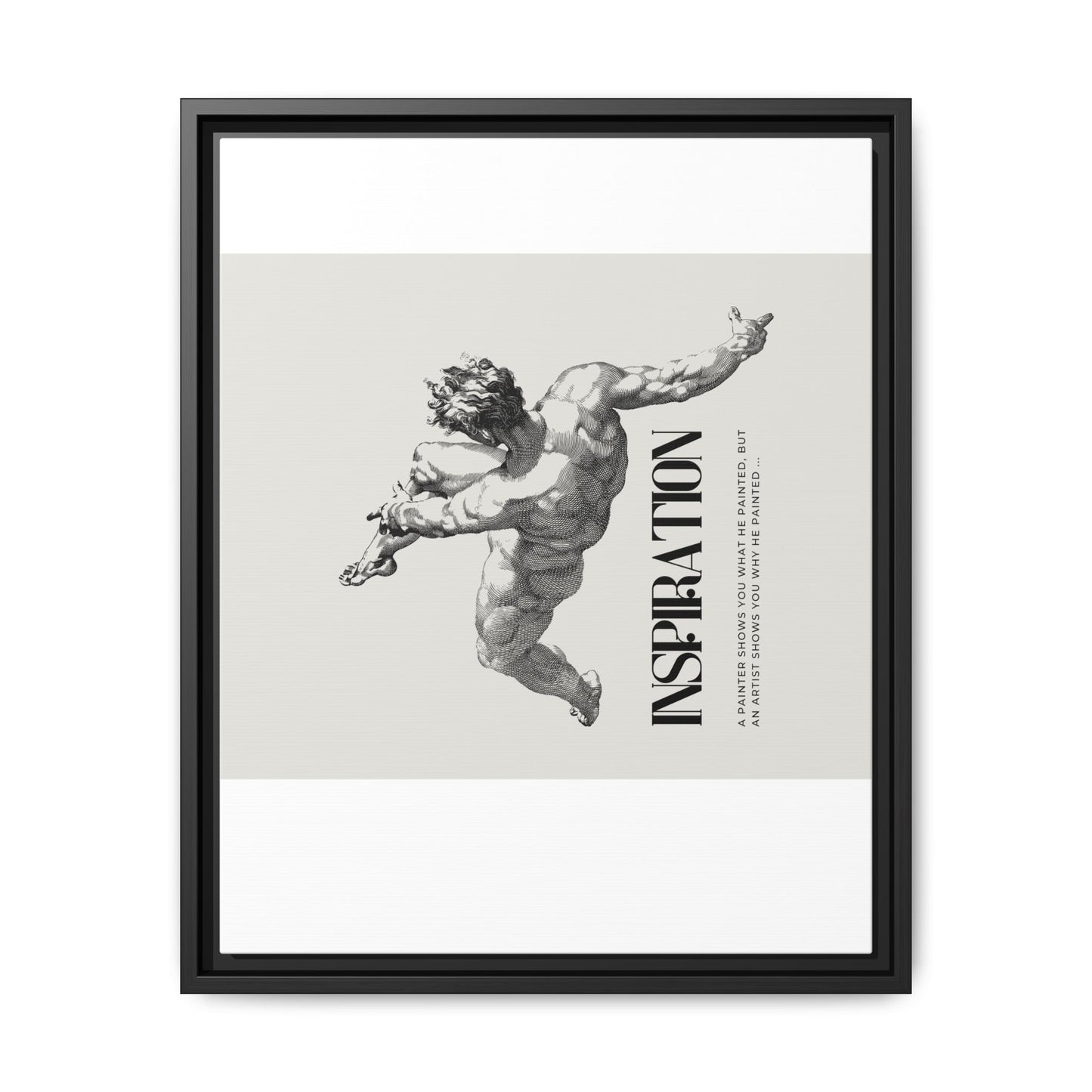 Matte Canvas, Framed (Multi-color)