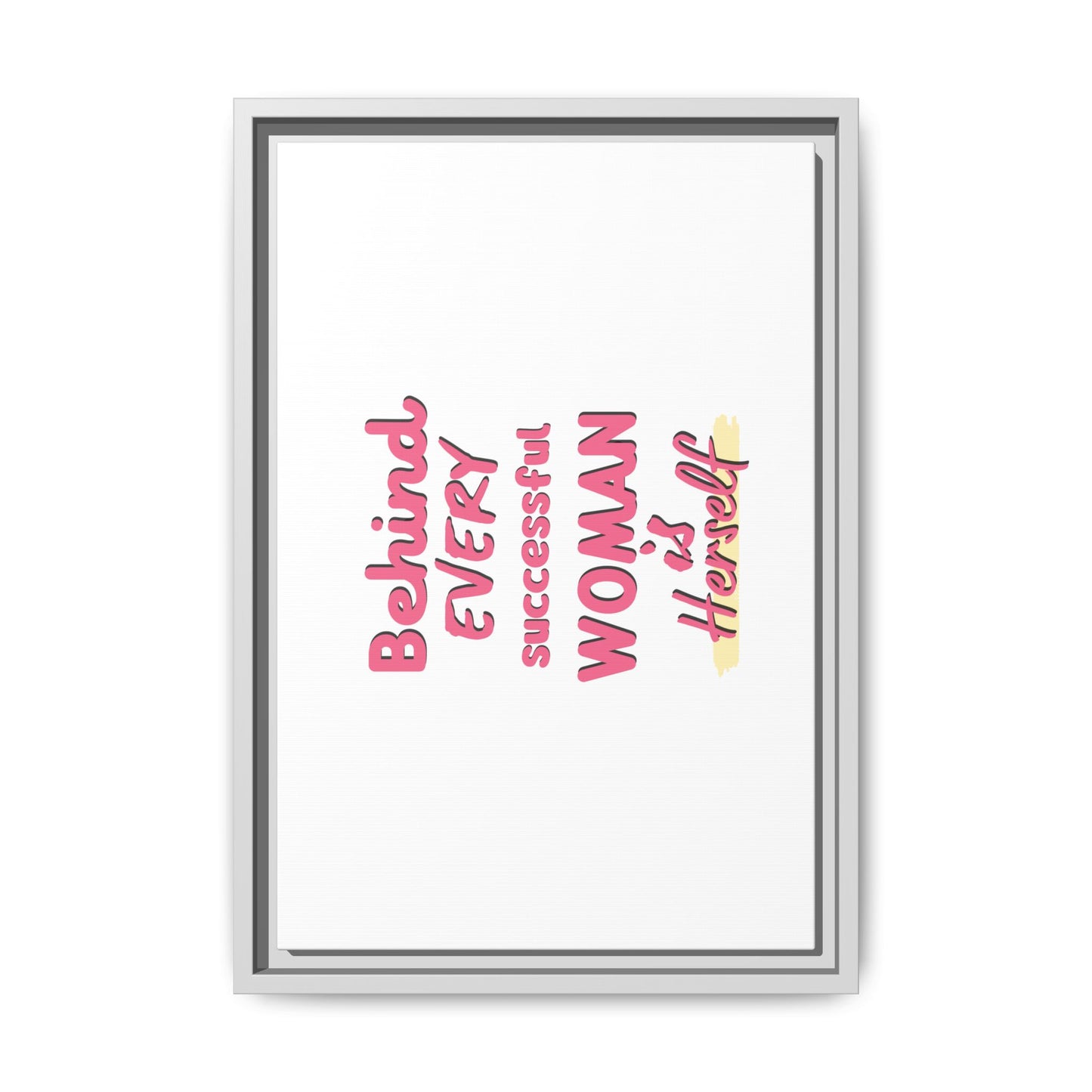 Matte Canvas, Framed (Multi-color)