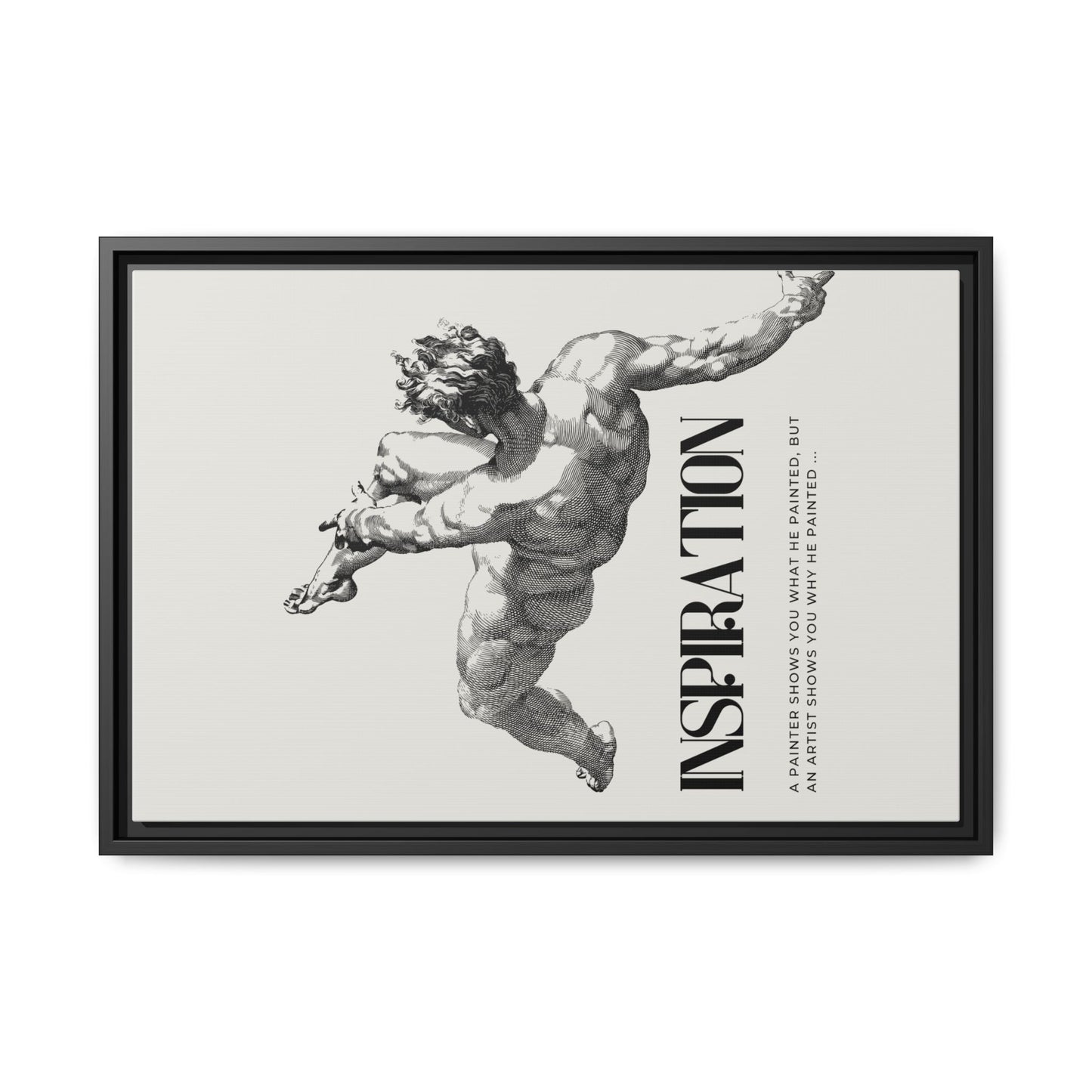 Matte Canvas, Framed (Multi-color)