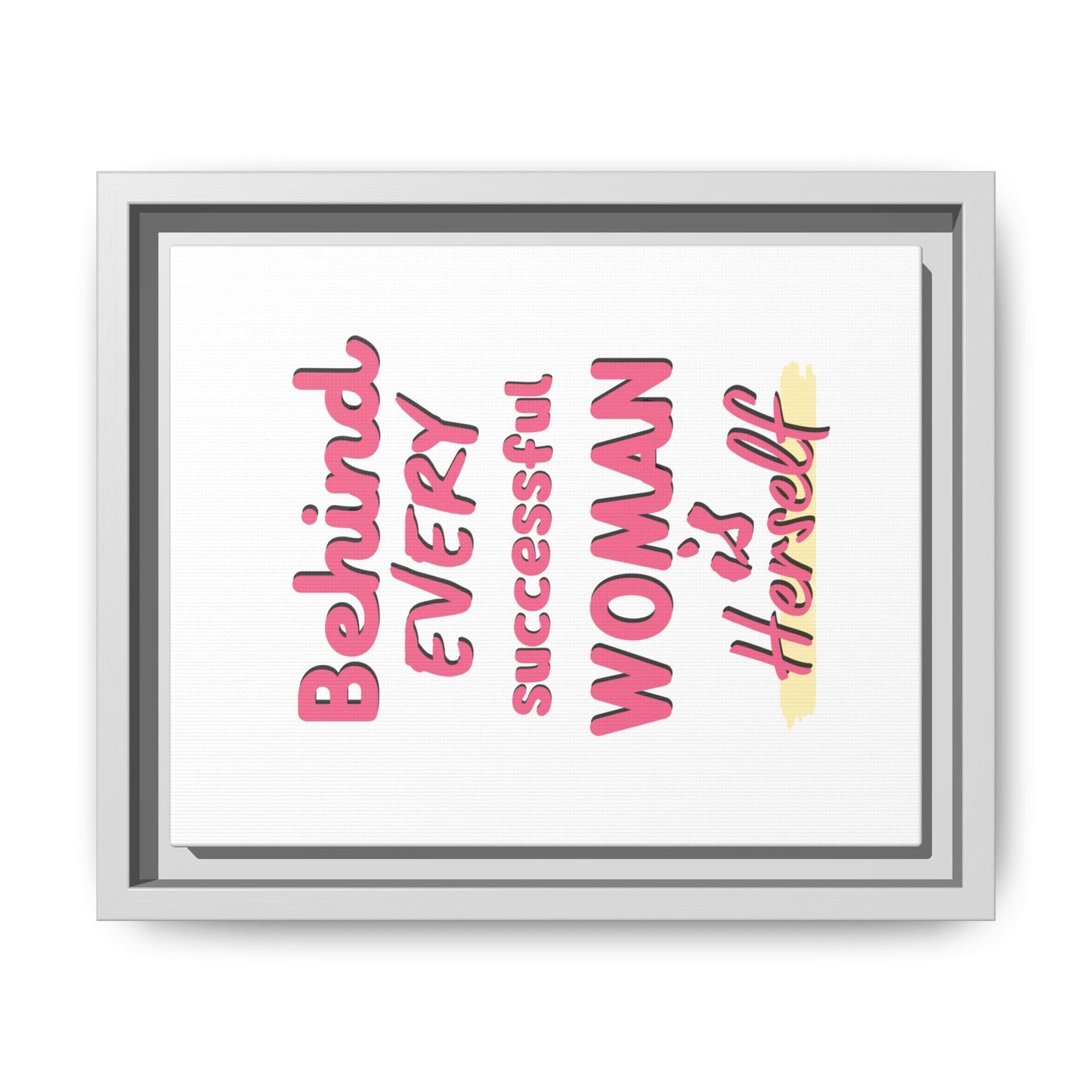 Matte Canvas, Framed (Multi-color)
