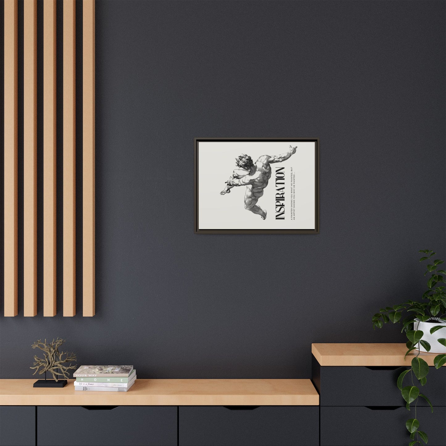 Matte Canvas, Framed (Multi-color)