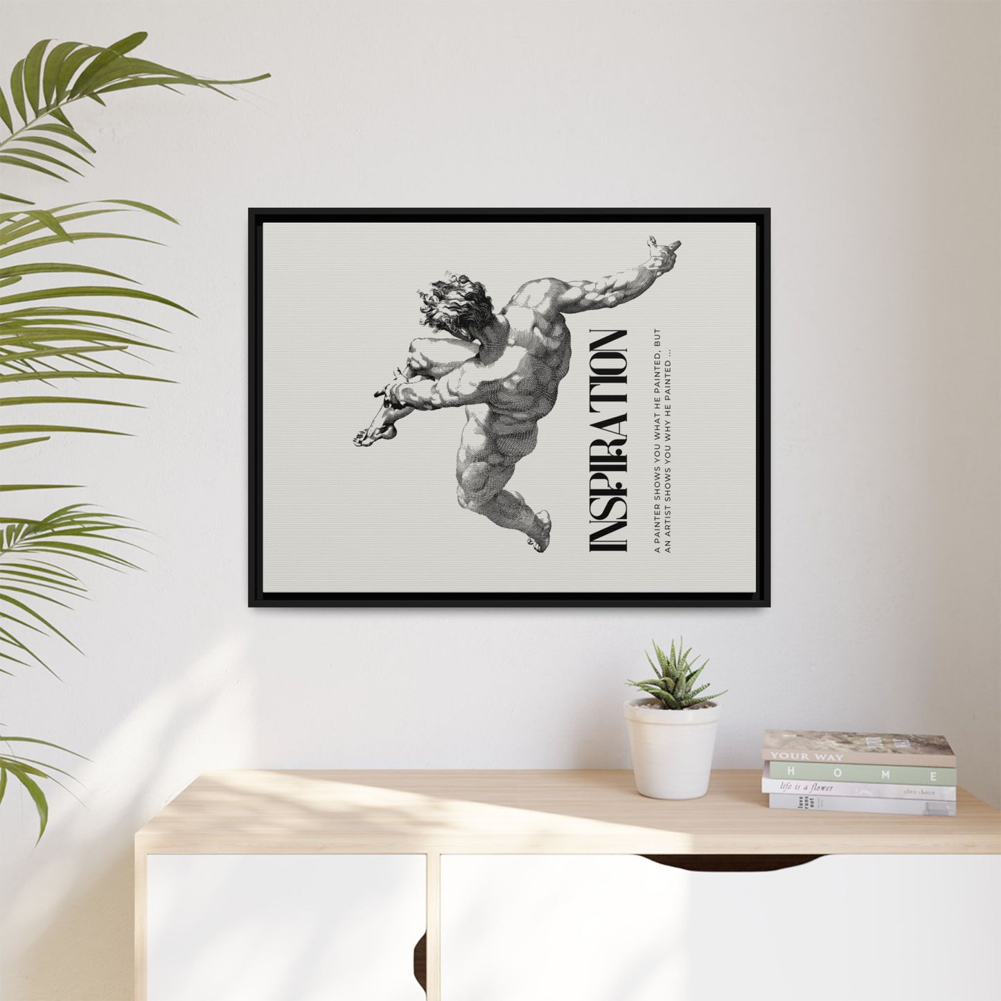 Matte Canvas, Framed (Multi-color)