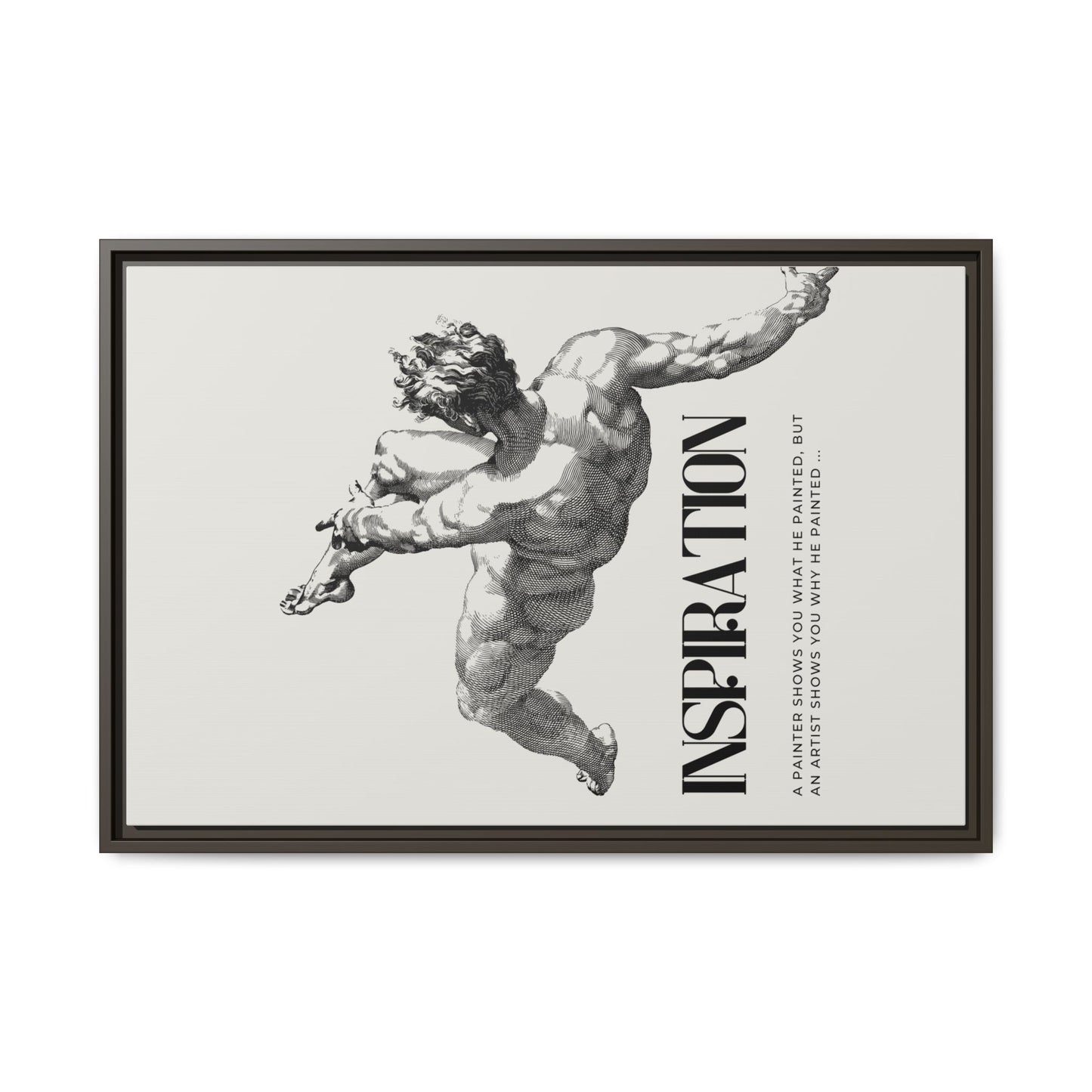 Matte Canvas, Framed (Multi-color)