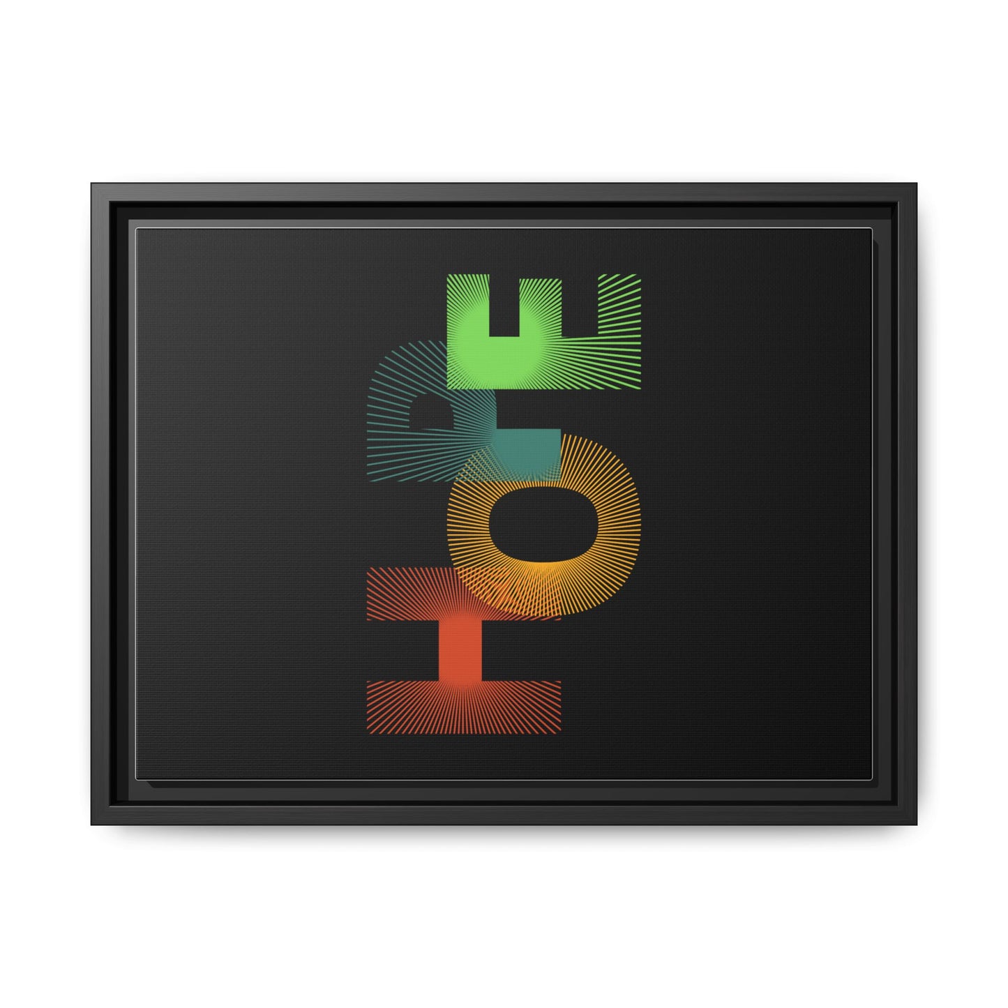 Matte Canvas, Framed (Multi-color)