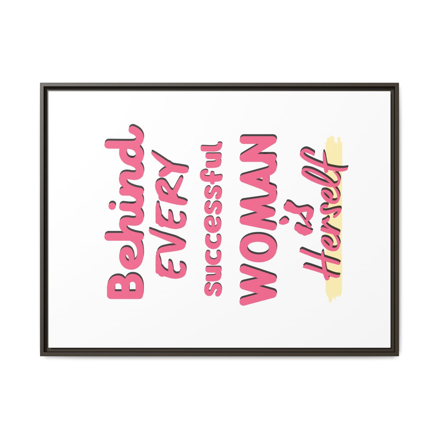 Matte Canvas, Framed (Multi-color)