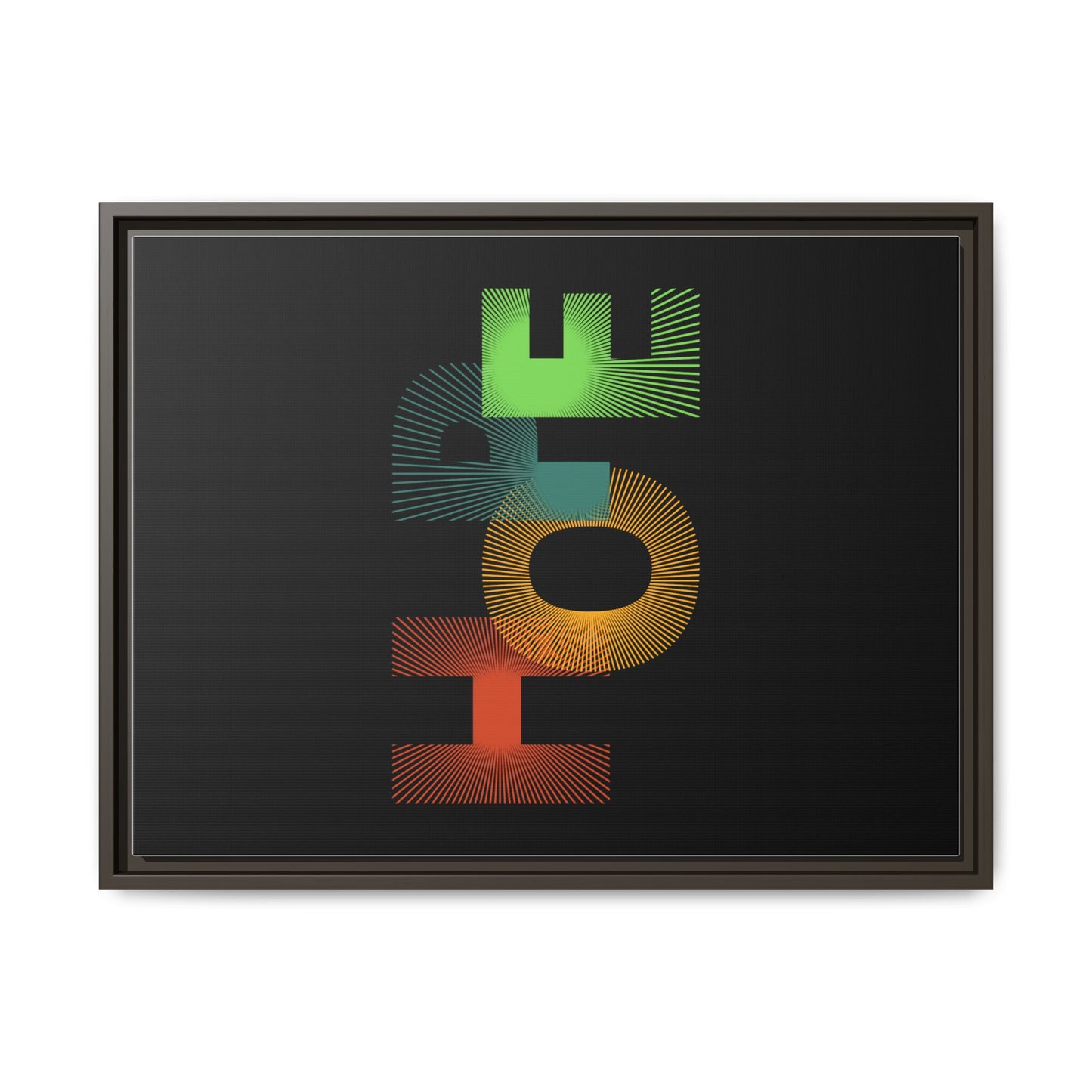 Matte Canvas, Framed (Multi-color)