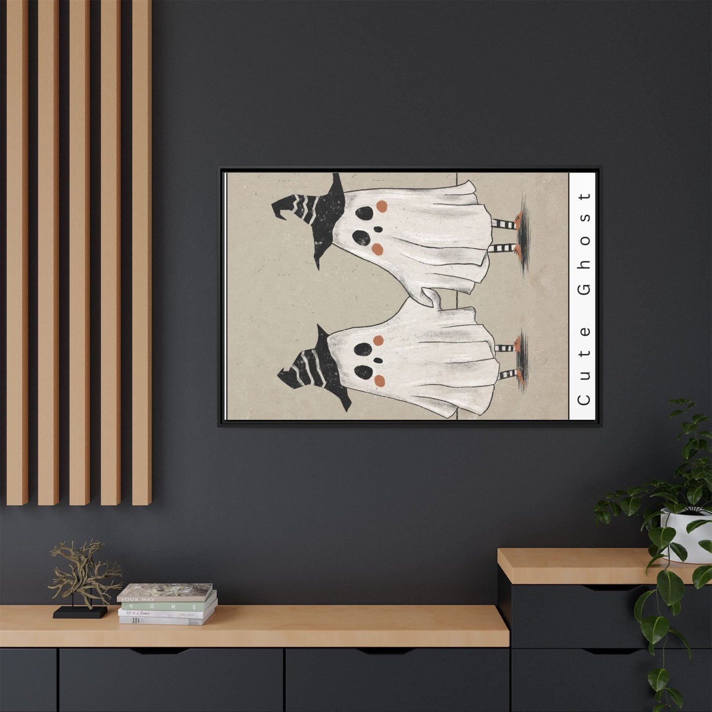 Matte Canvas, Framed (Multi-color)