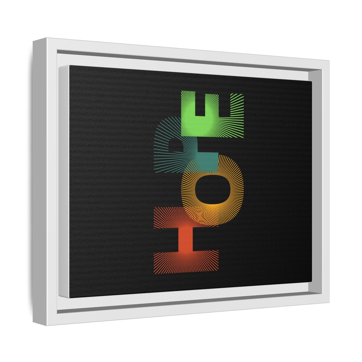 Matte Canvas, Framed (Multi-color)
