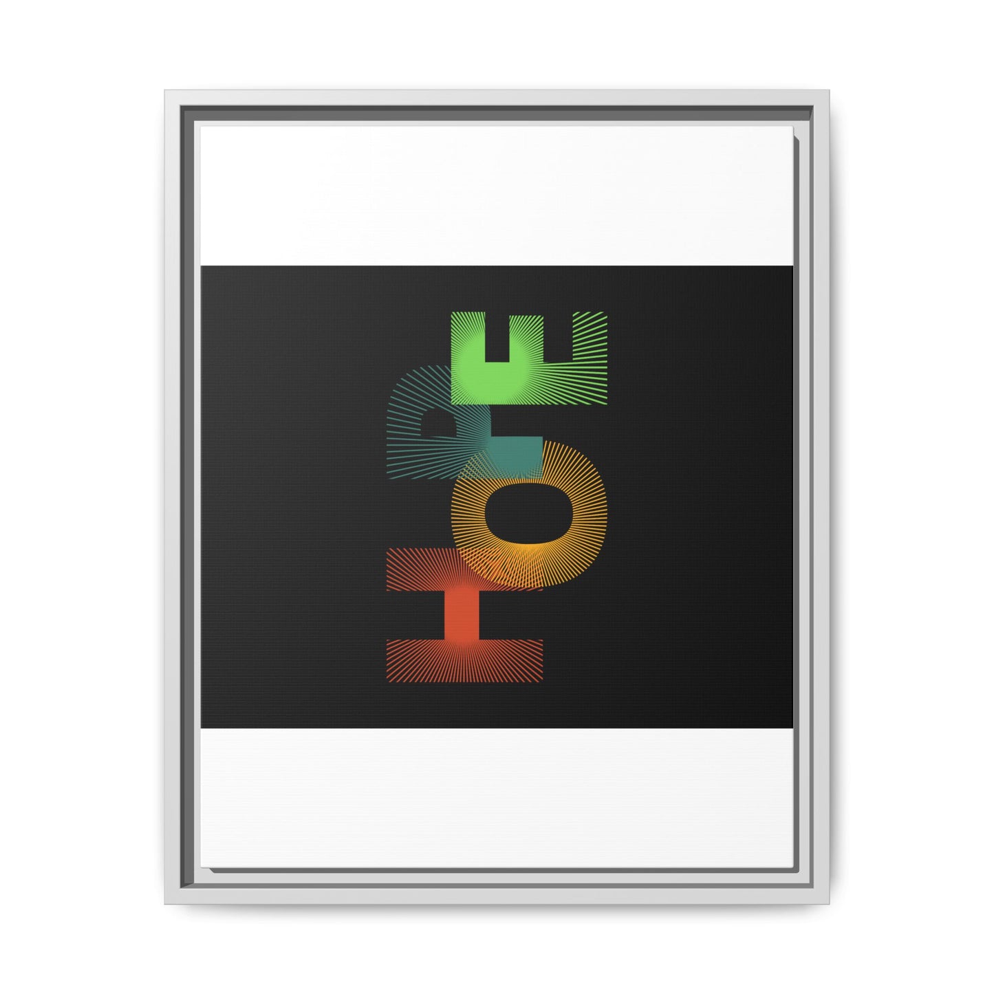 Matte Canvas, Framed (Multi-color)