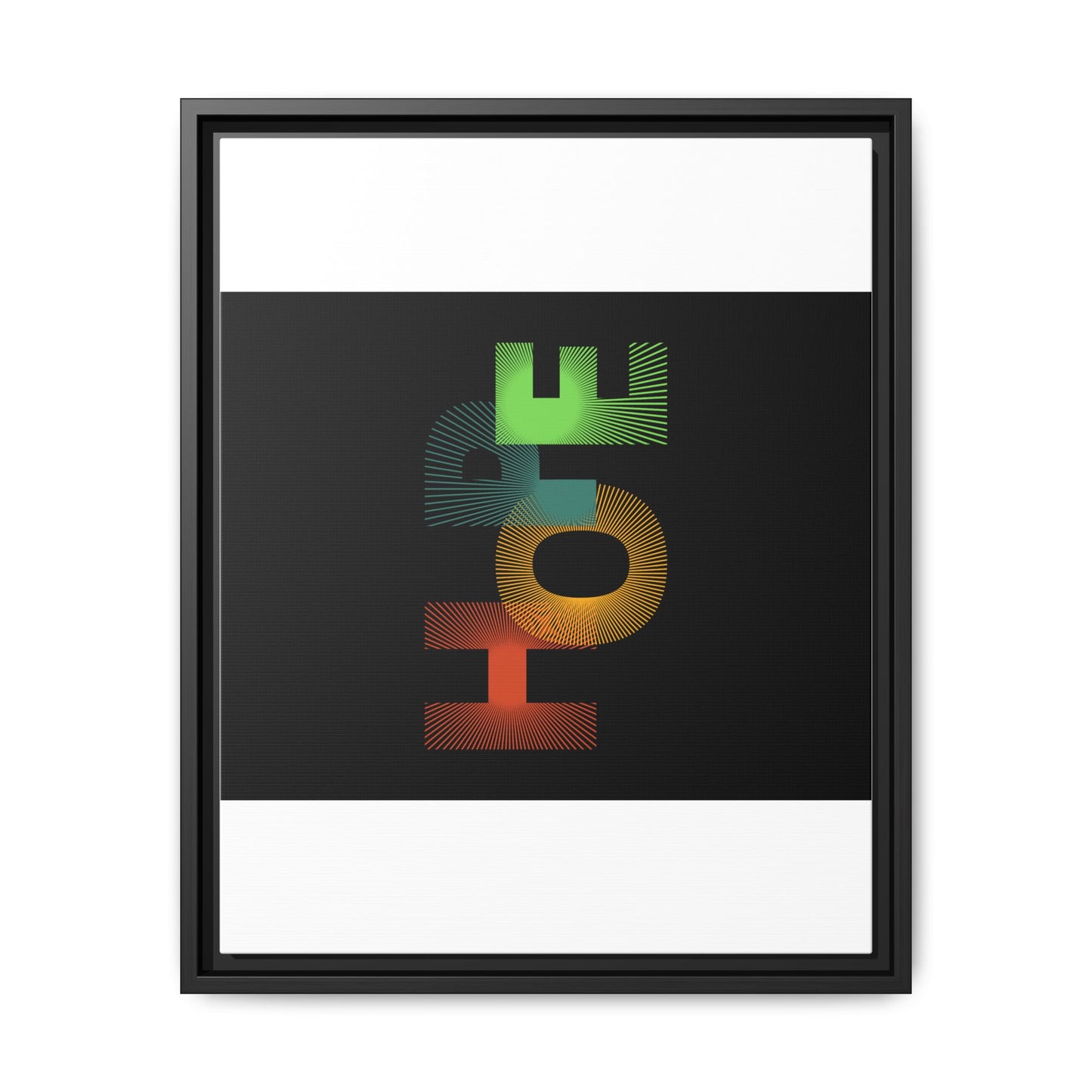 Matte Canvas, Framed (Multi-color)
