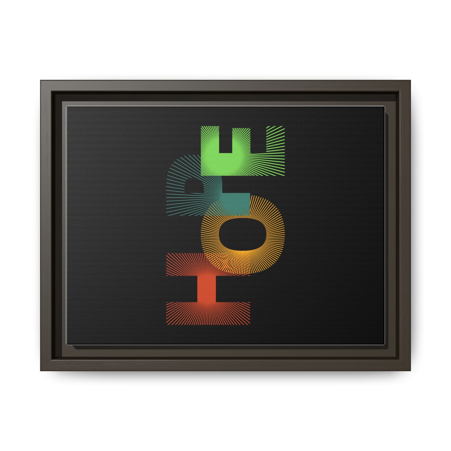 Matte Canvas, Framed (Multi-color)