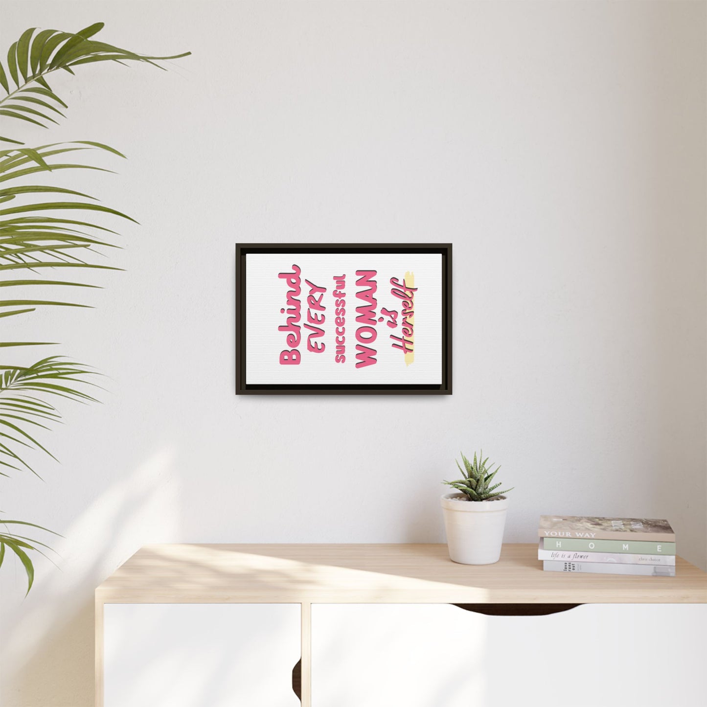 Matte Canvas, Framed (Multi-color)