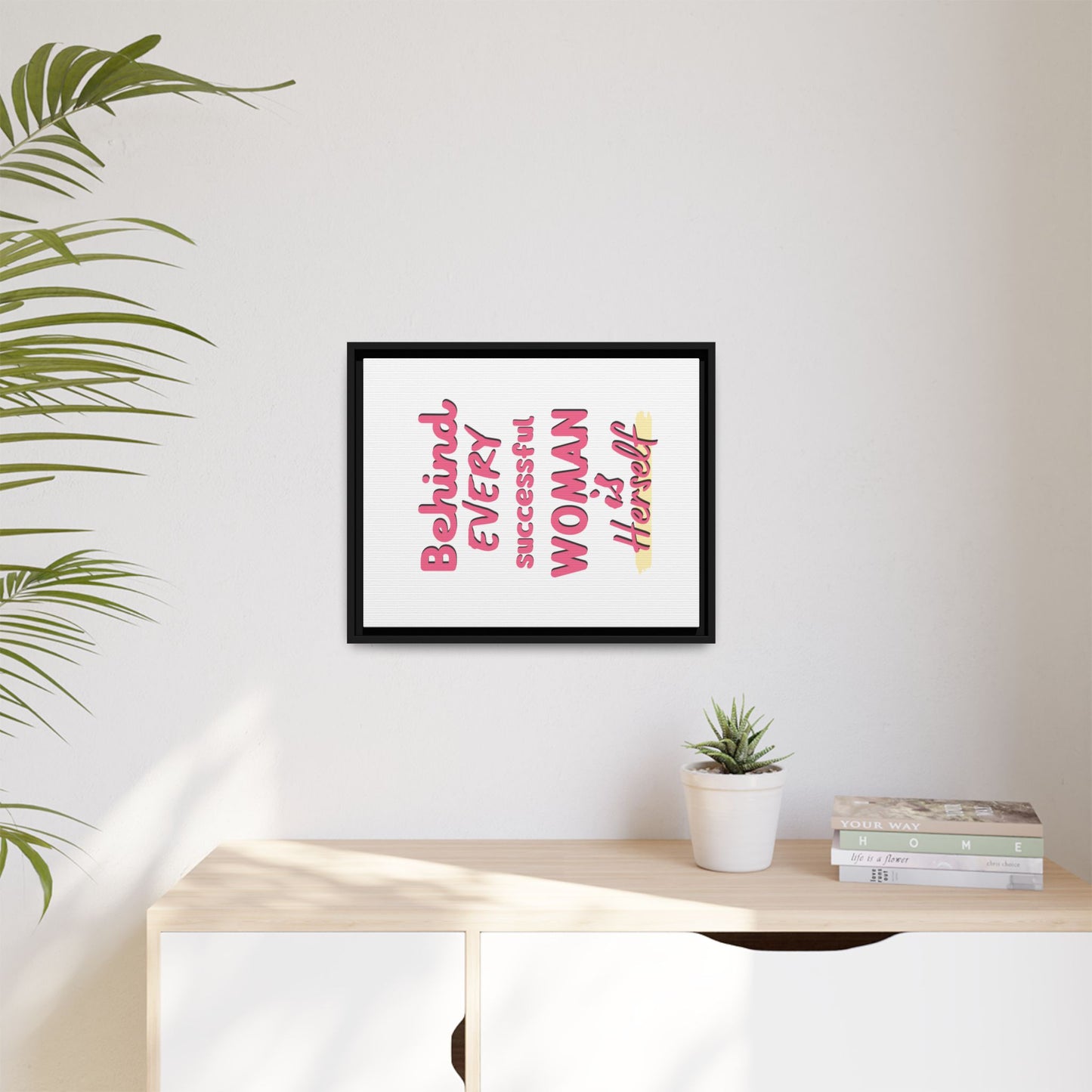 Matte Canvas, Framed (Multi-color)