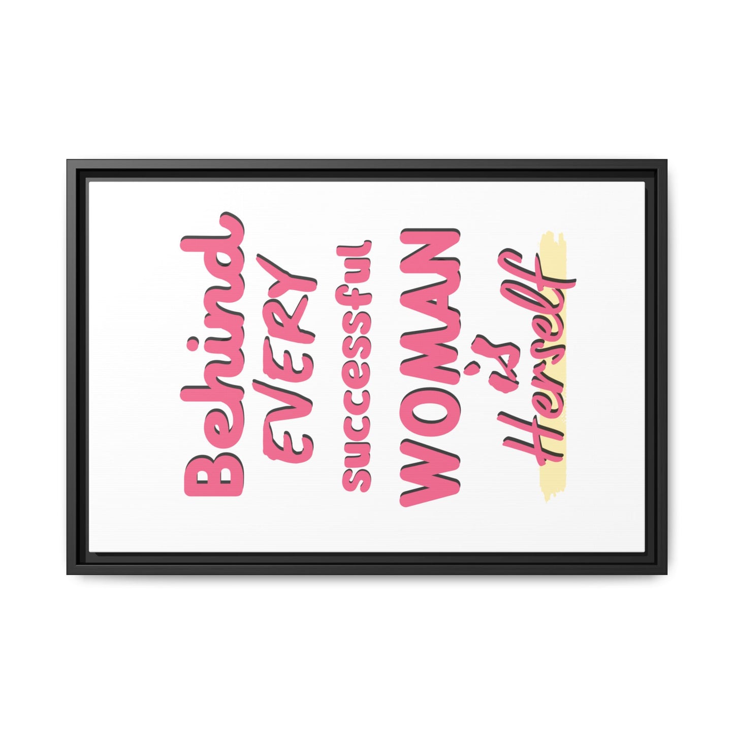 Matte Canvas, Framed (Multi-color)
