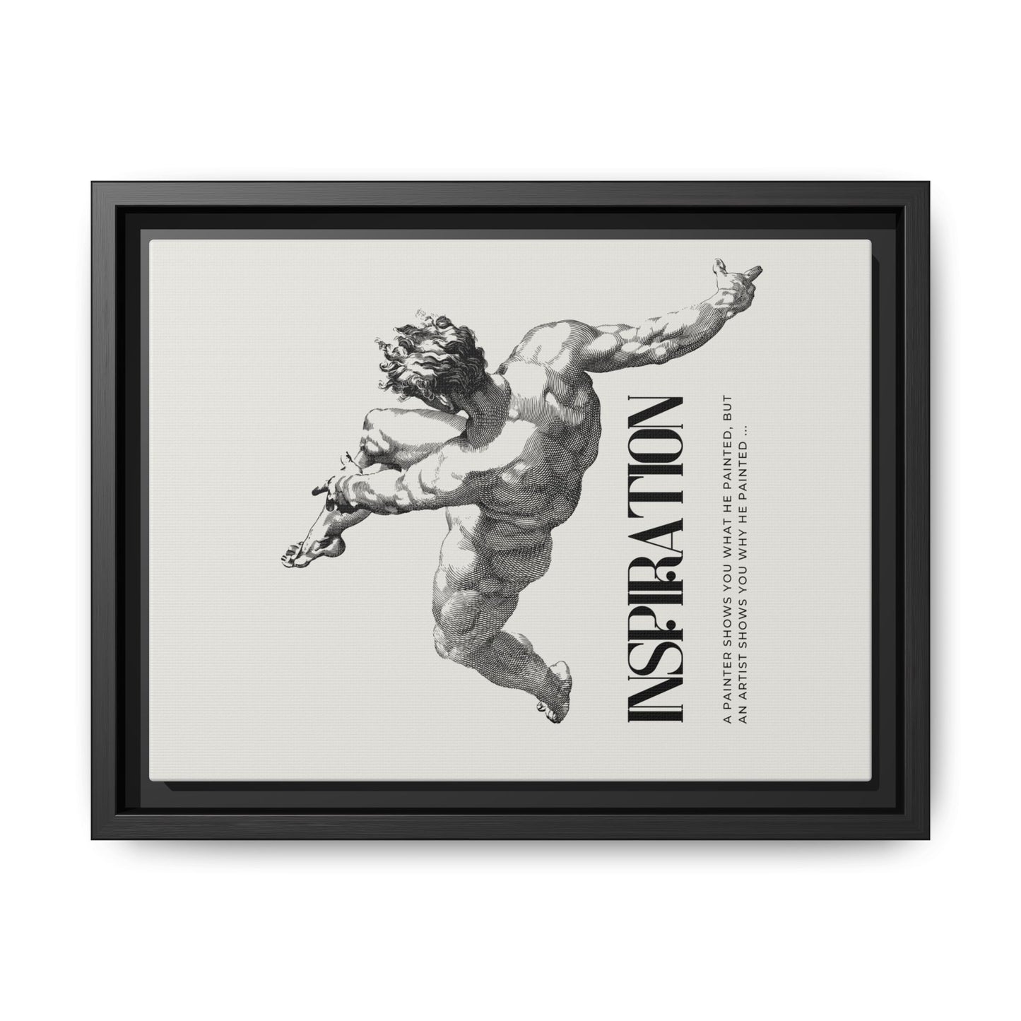 Matte Canvas, Framed (Multi-color)