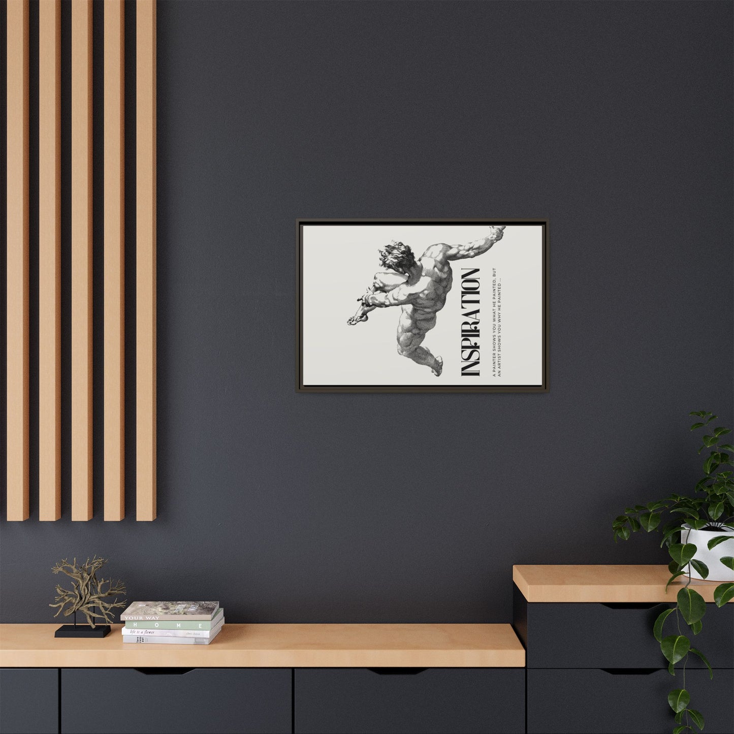Matte Canvas, Framed (Multi-color)