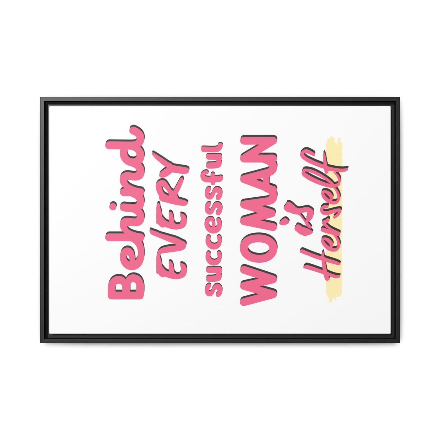 Matte Canvas, Framed (Multi-color)