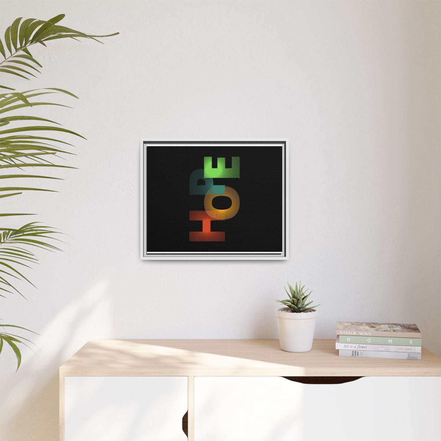 Matte Canvas, Framed (Multi-color)