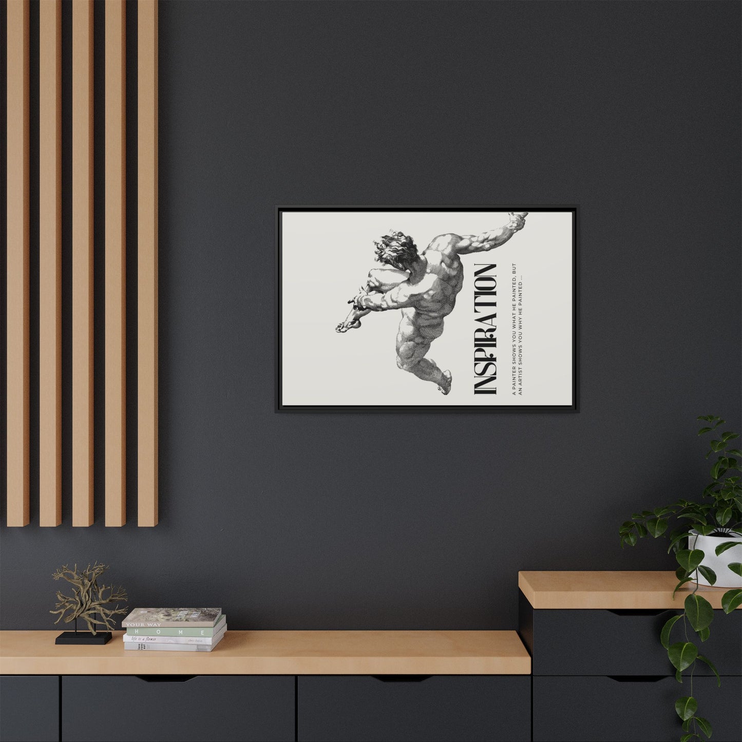 Matte Canvas, Framed (Multi-color)