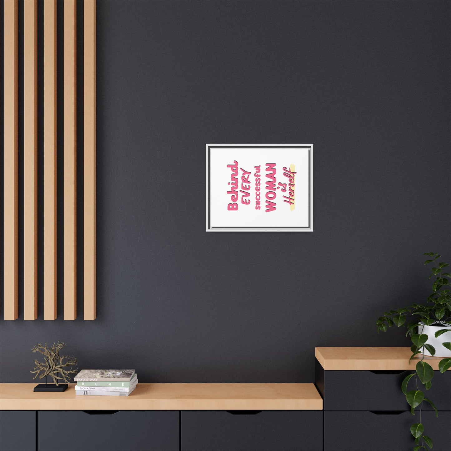Matte Canvas, Framed (Multi-color)
