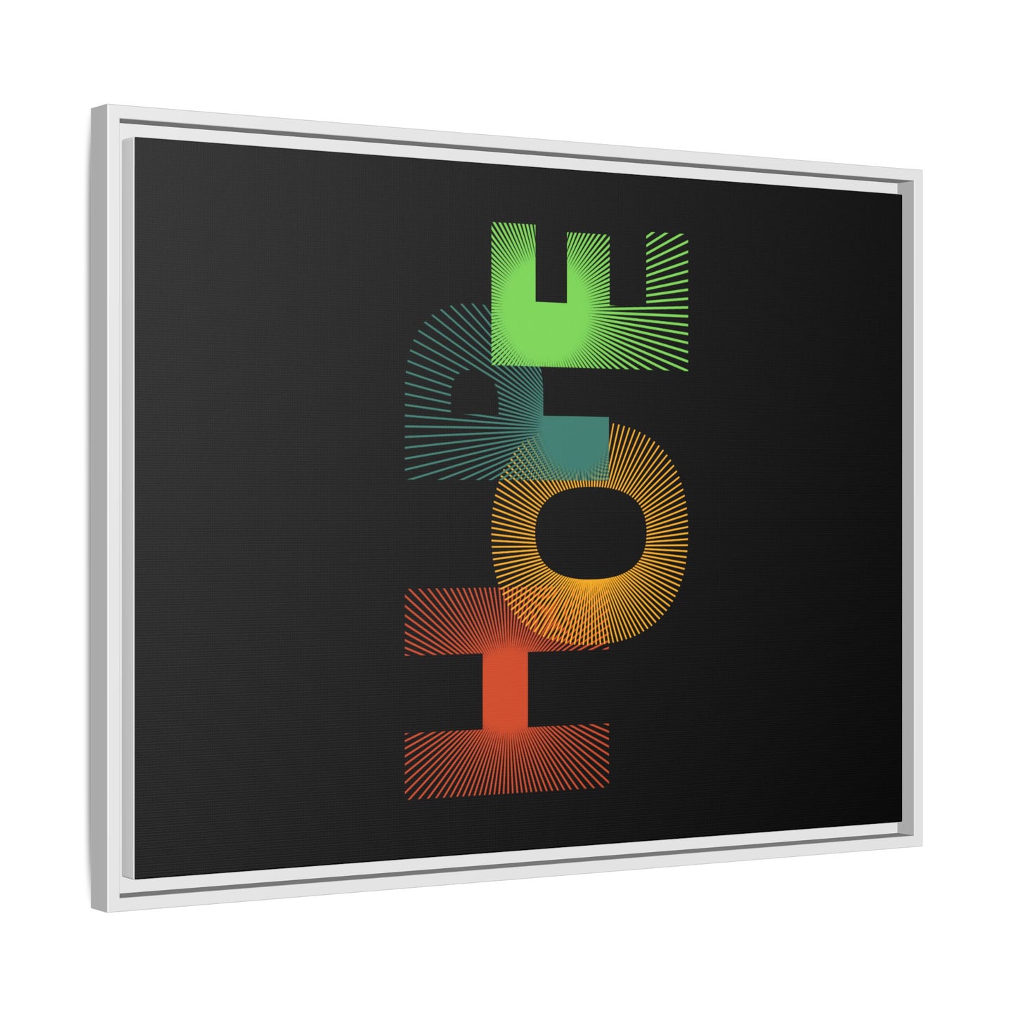 Matte Canvas, Framed (Multi-color)