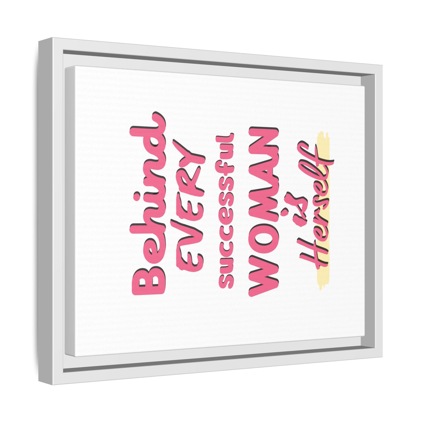 Matte Canvas, Framed (Multi-color)