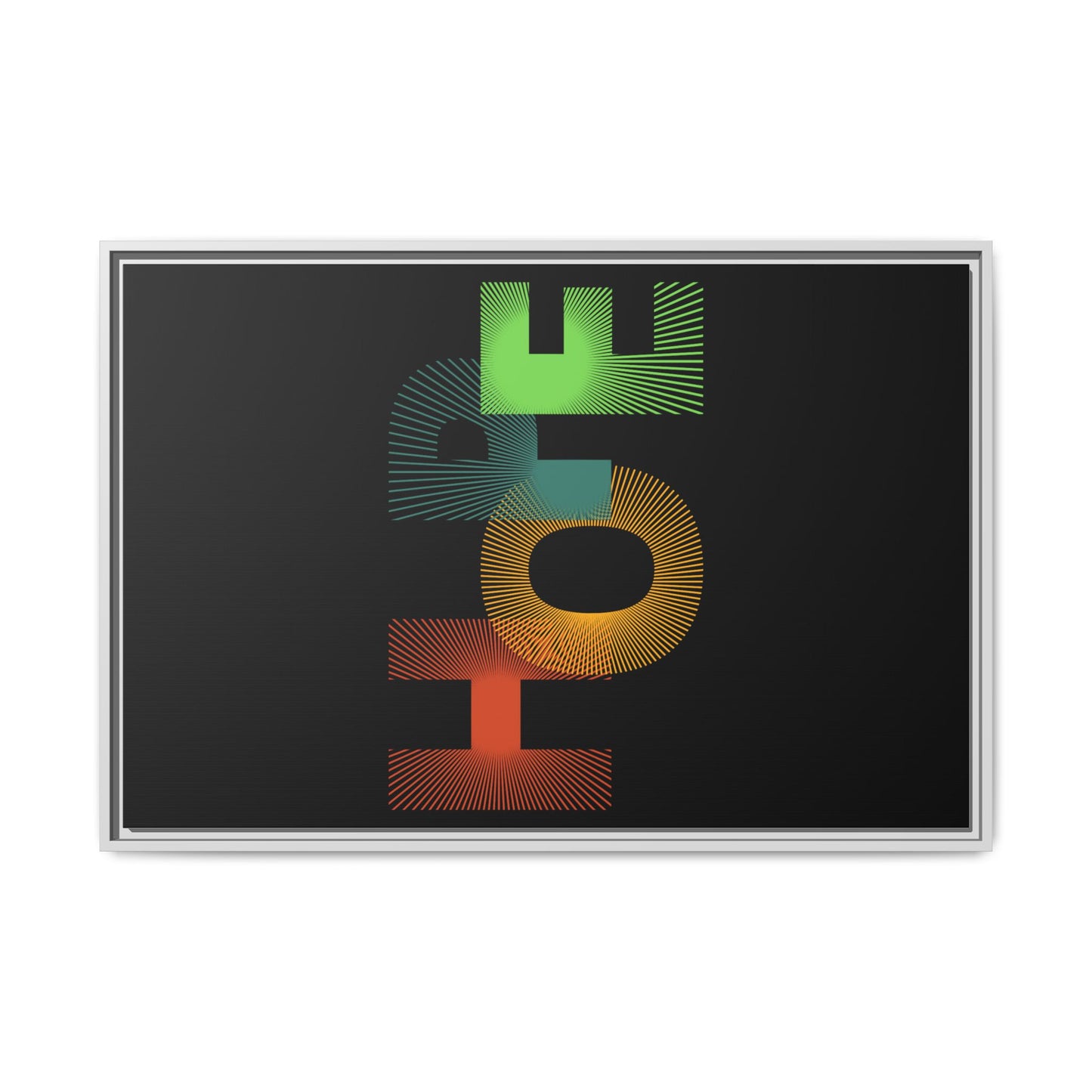 Matte Canvas, Framed (Multi-color)